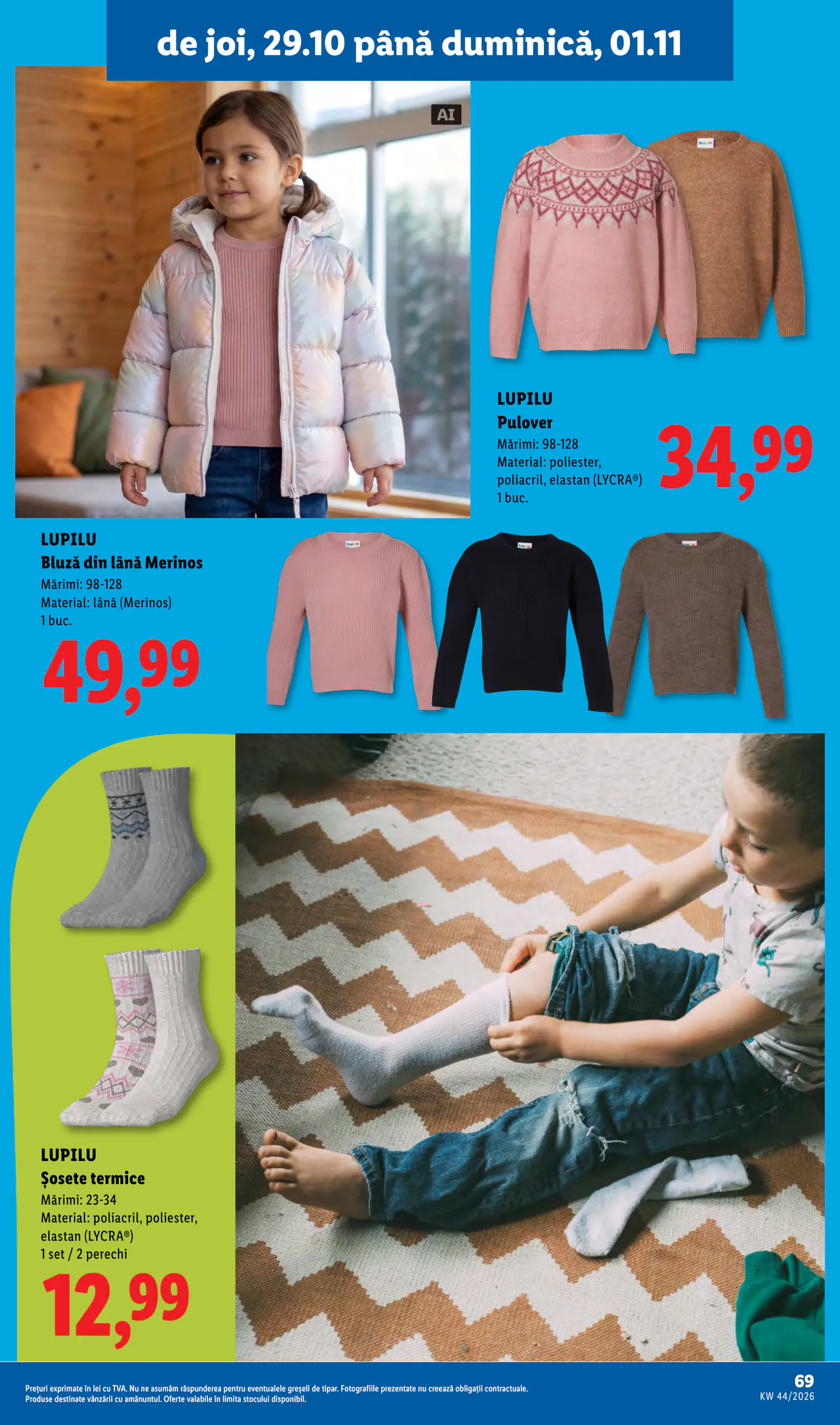 Lidl Románia Catalogul săptămânal, 69. oldal (okt. 26. – nov. 1.)
