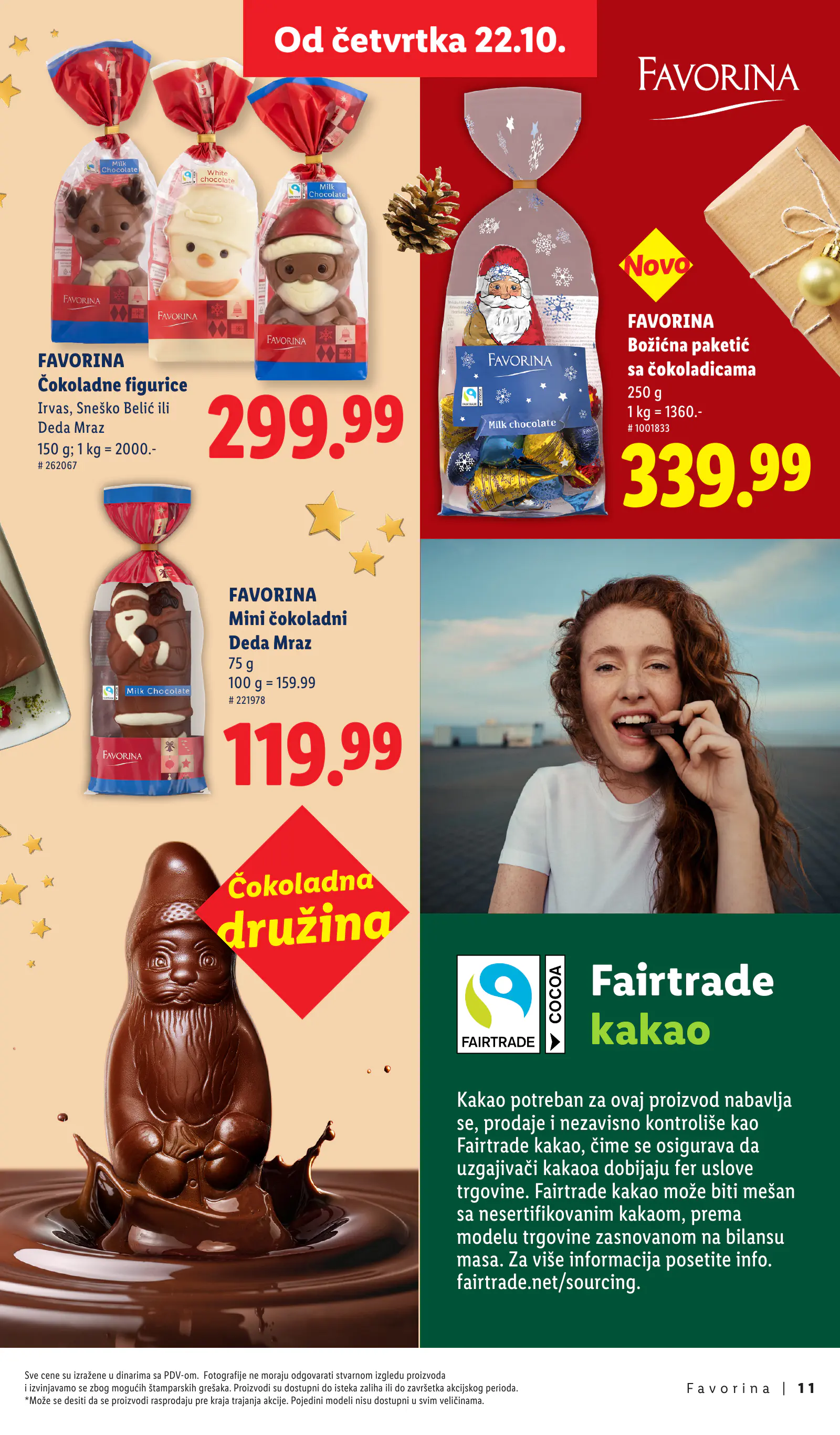 Lidl Szerbia Otkrij magiju prazničnog uživanja, Favorina, 11. oldal (okt. 22. – nov. 29.)