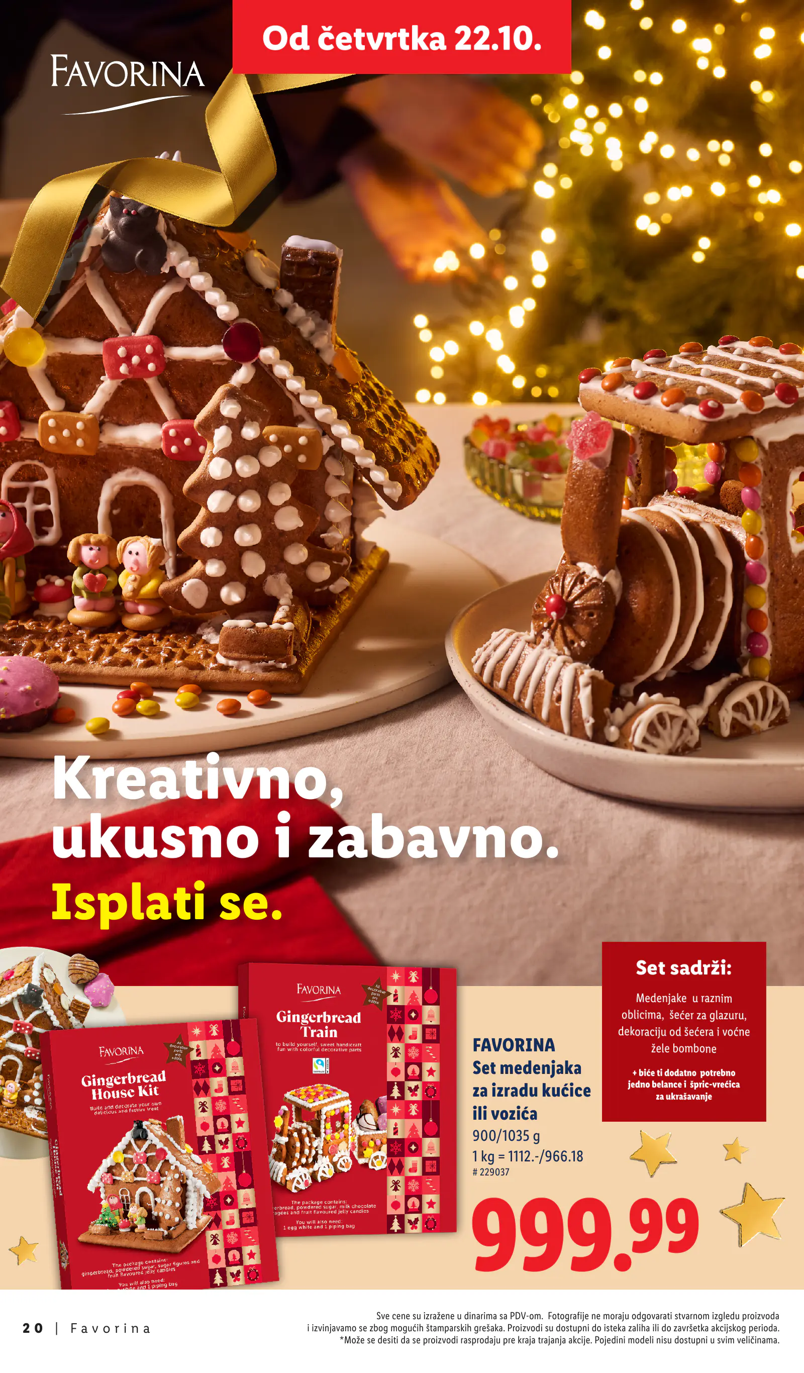 Lidl Szerbia Otkrij magiju prazničnog uživanja, Favorina, 20. oldal (okt. 22. – nov. 29.)
