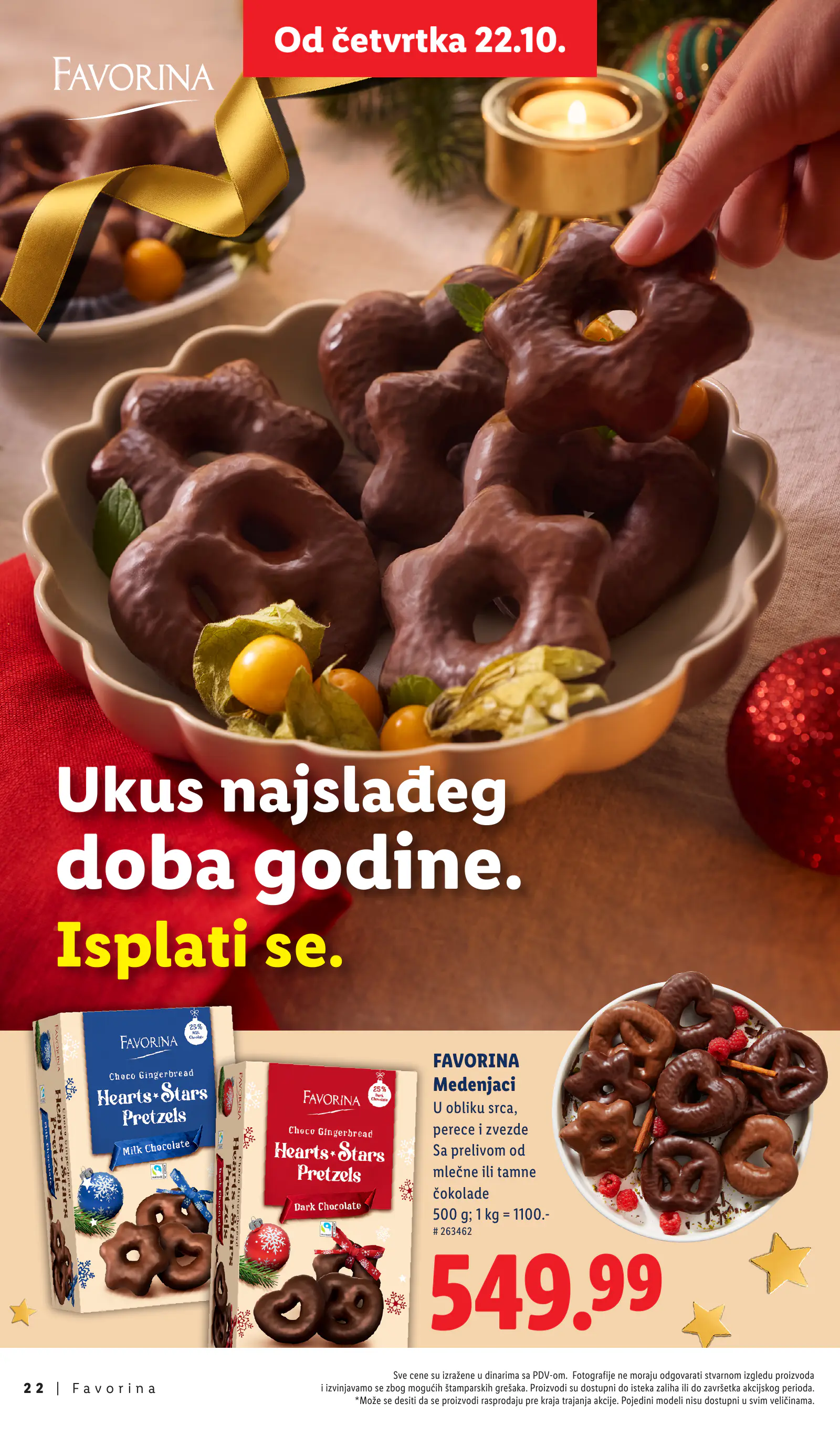 Lidl Szerbia Otkrij magiju prazničnog uživanja, Favorina, 22. oldal (okt. 22. – nov. 29.)