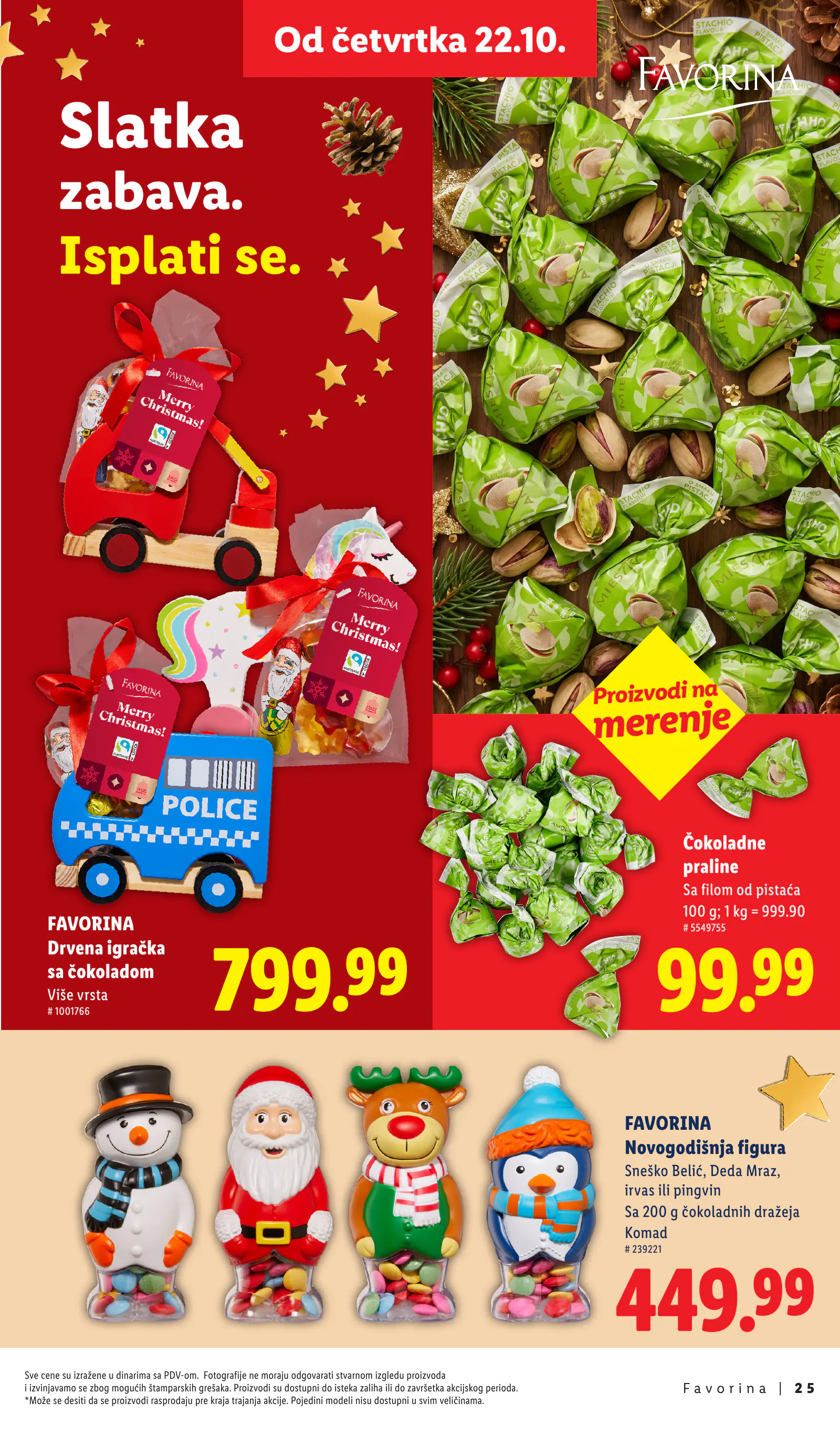 Lidl Szerbia Otkrij magiju prazničnog uživanja, Favorina, 25. oldal (okt. 22. – nov. 29.)