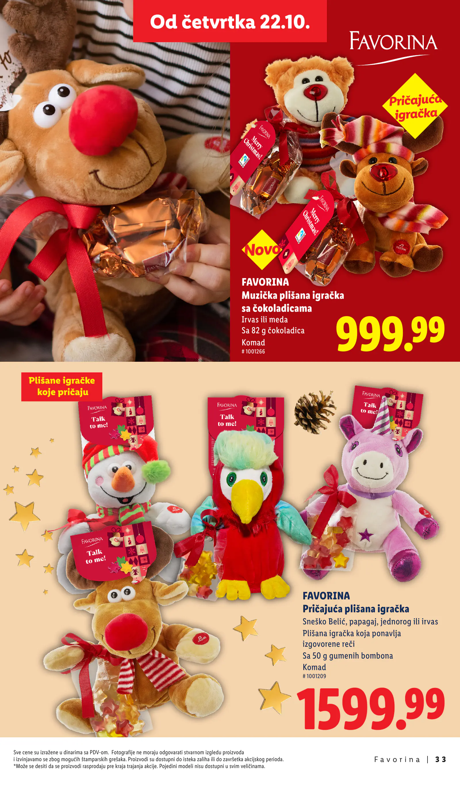 Lidl Szerbia Otkrij magiju prazničnog uživanja, Favorina, 33. oldal (okt. 22. – nov. 29.)
