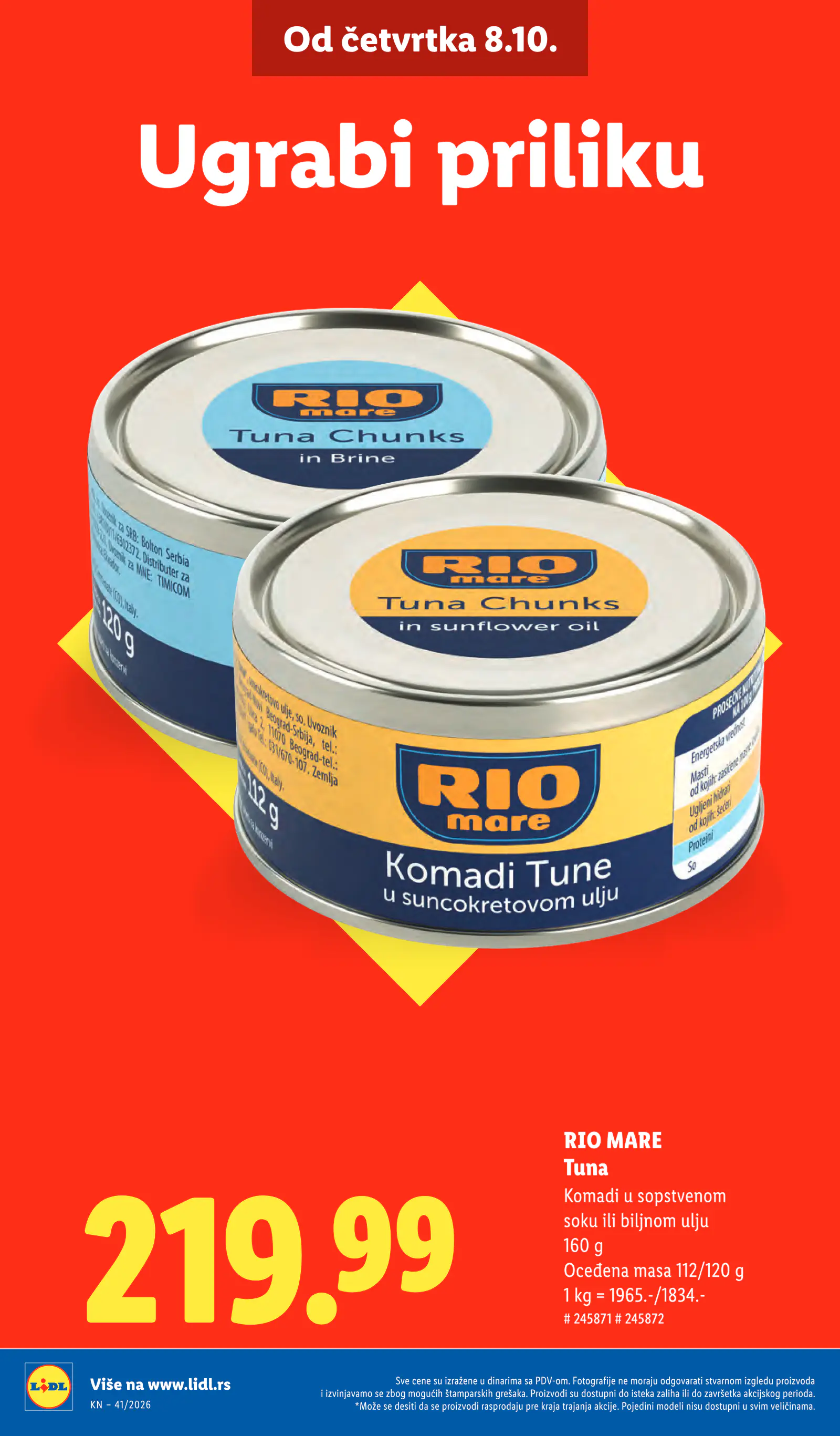 Lidl Szerbia Pogledajte naše ponude, 8. oldal (okt. 8–14.)