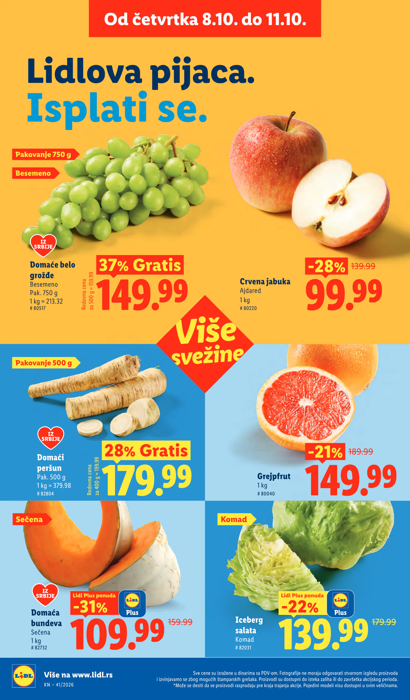 Lidl Szerbia Pogledajte naše ponude, 22. oldal (okt. 8–14.)