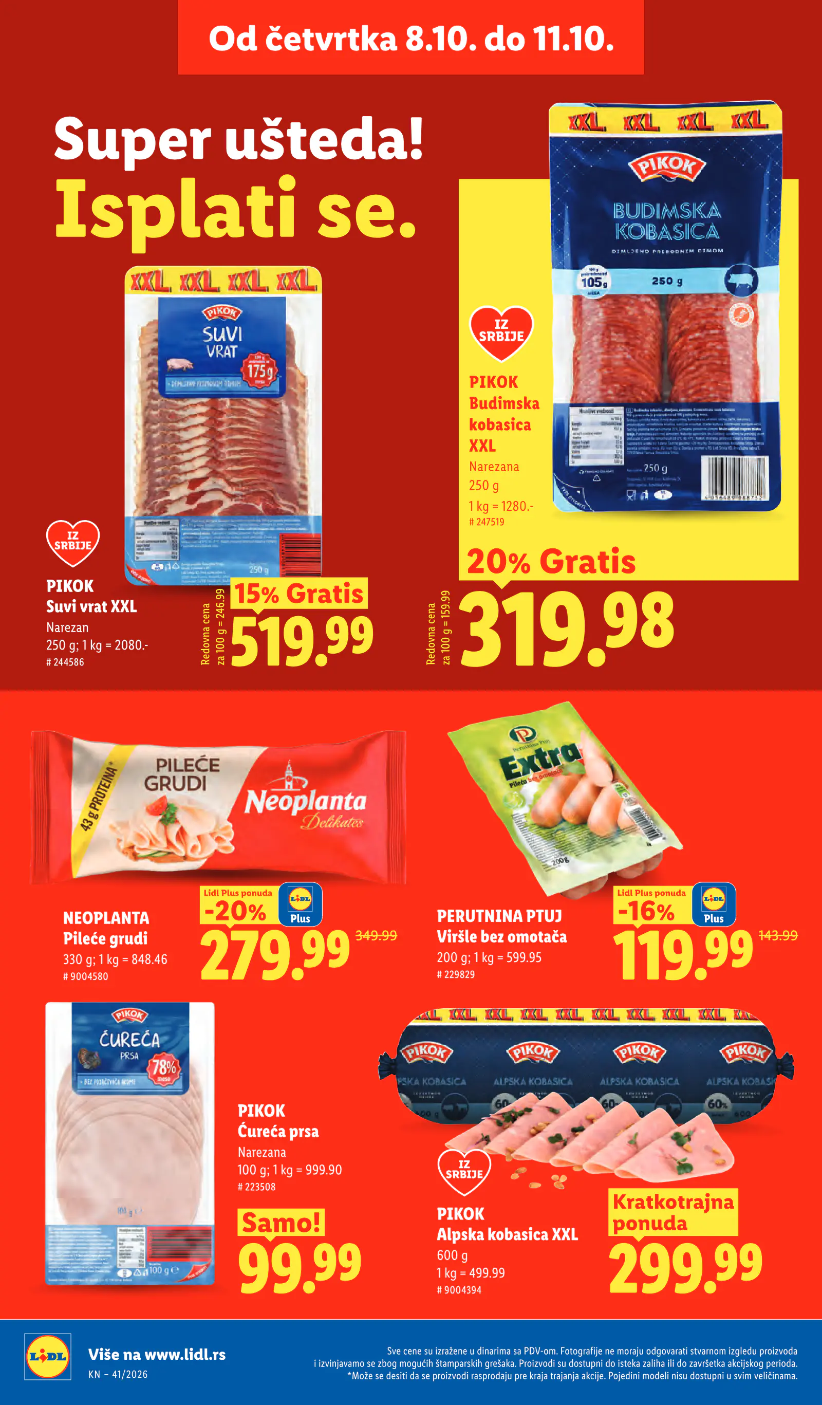 Lidl Szerbia Pogledajte naše ponude, 28. oldal (okt. 8–14.)