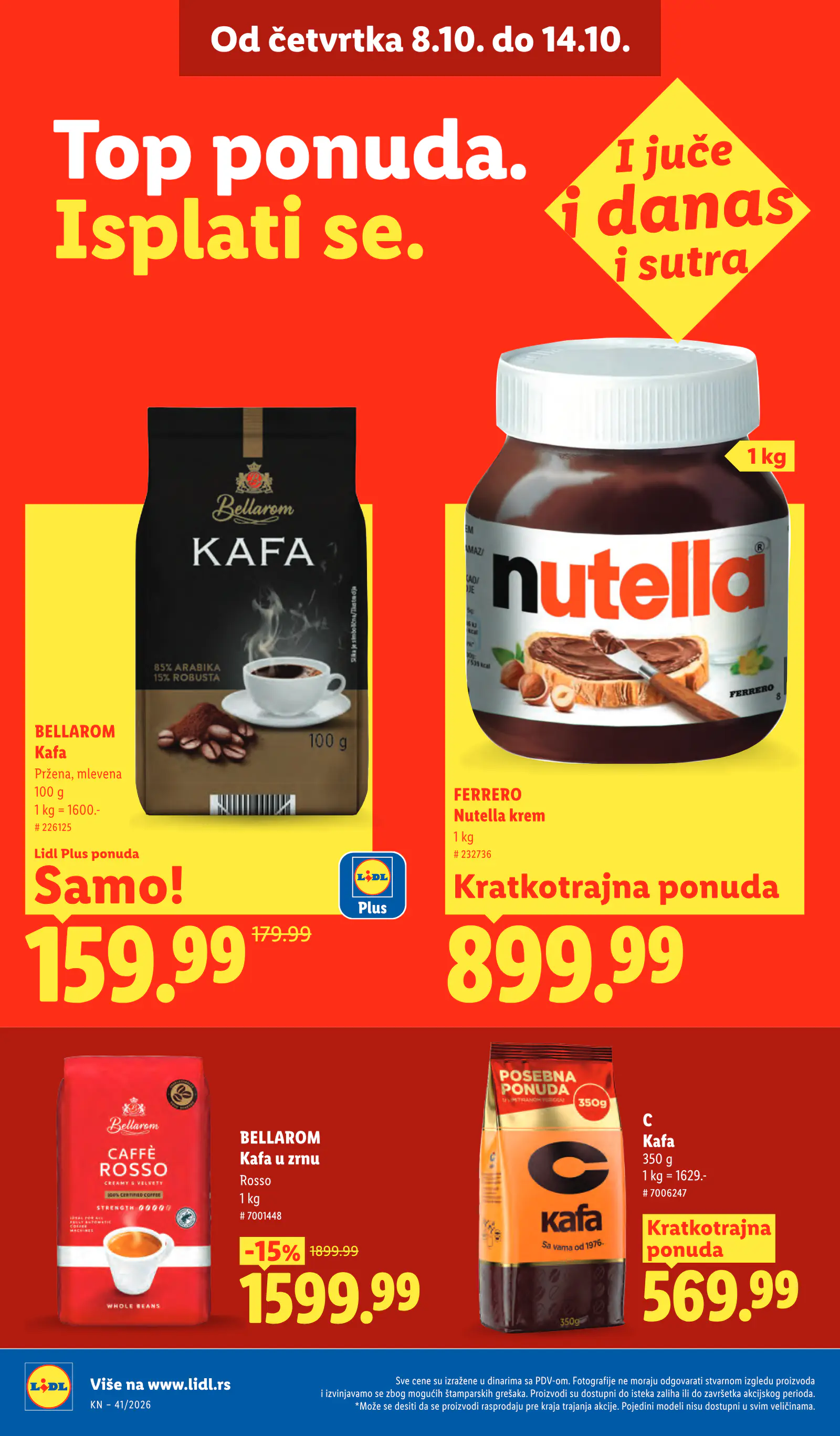 Lidl Szerbia Pogledajte naše ponude, 34. oldal (okt. 8–14.)