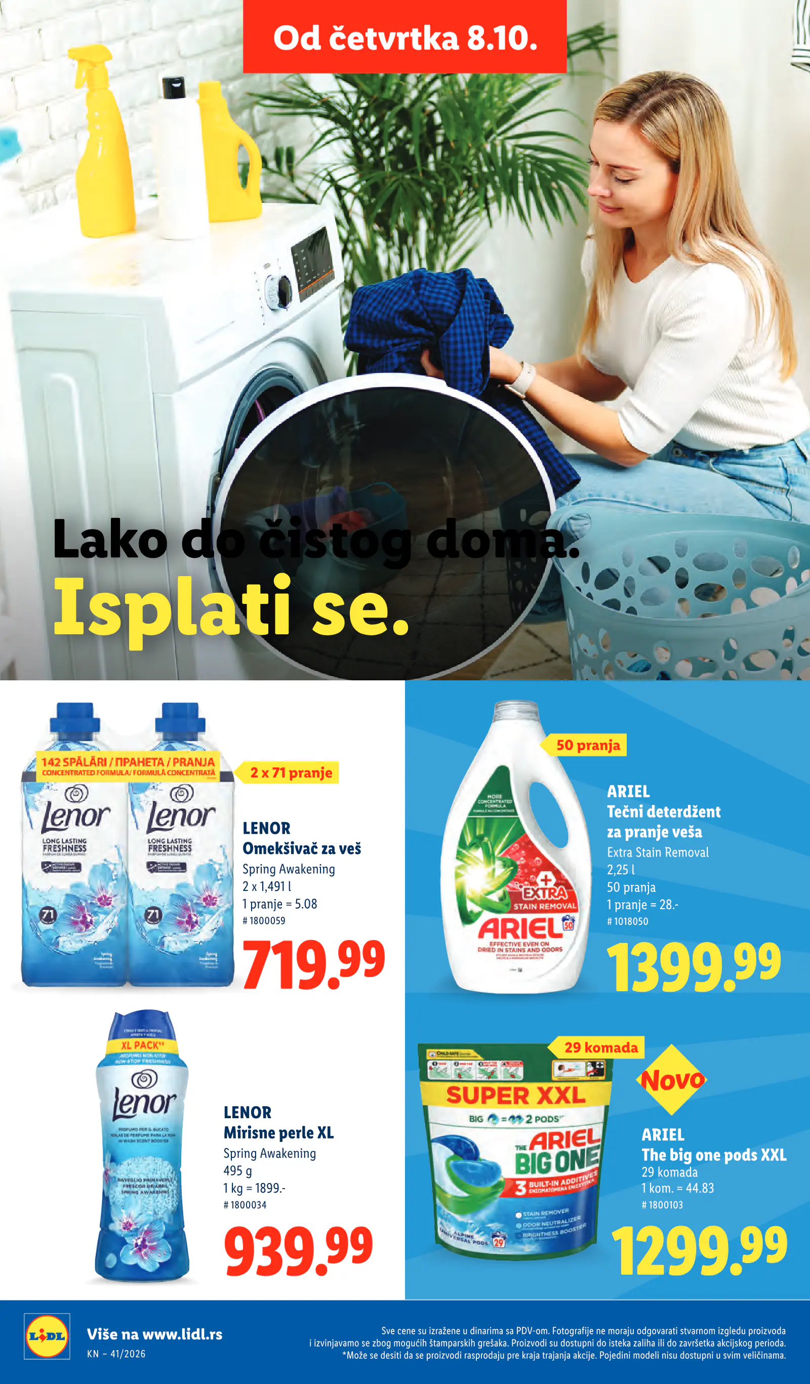 Lidl Szerbia Pogledajte naše ponude, 40. oldal (okt. 8–14.)