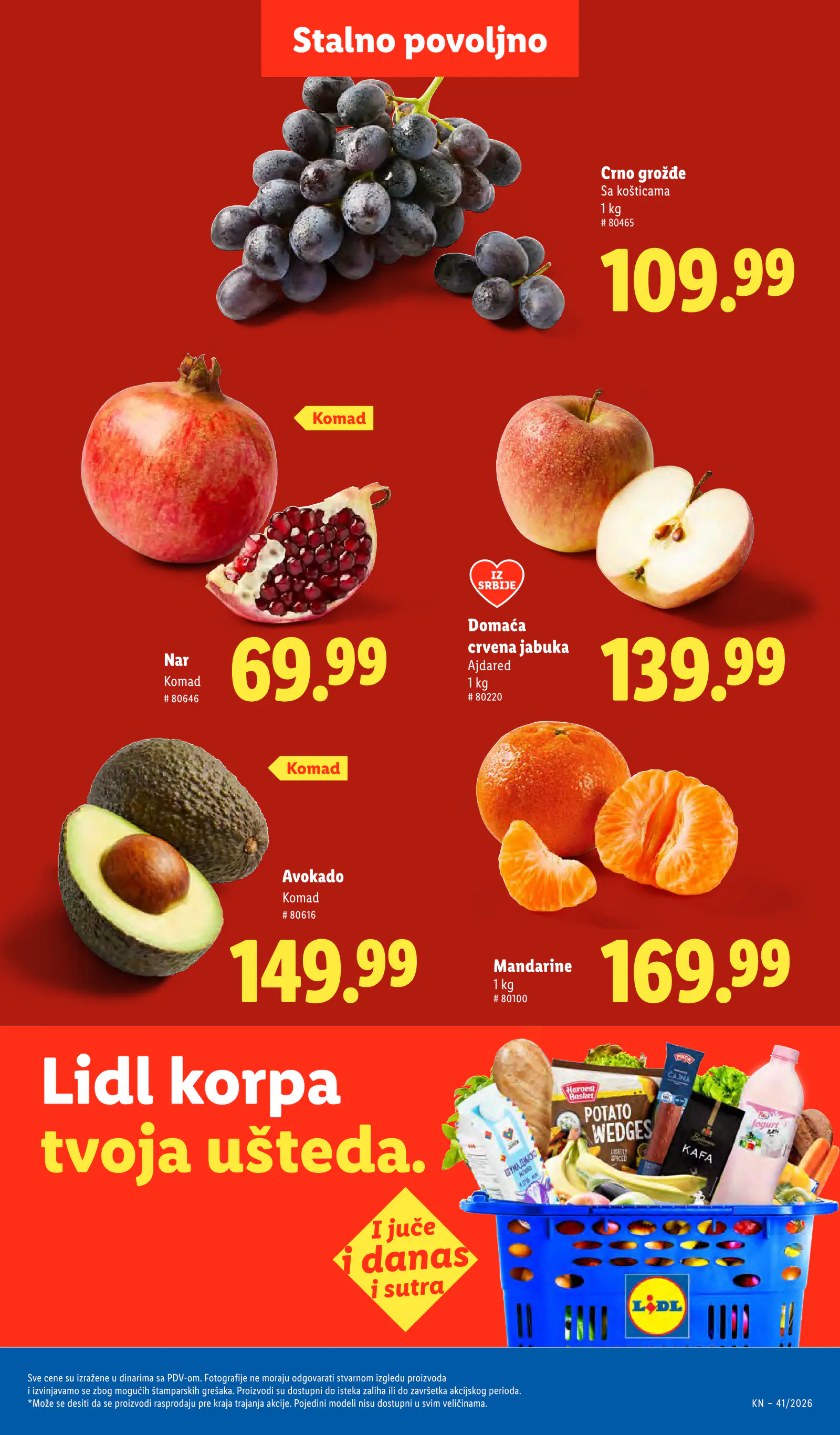 Lidl Szerbia Pogledajte naše ponude, 47. oldal (okt. 8–14.)