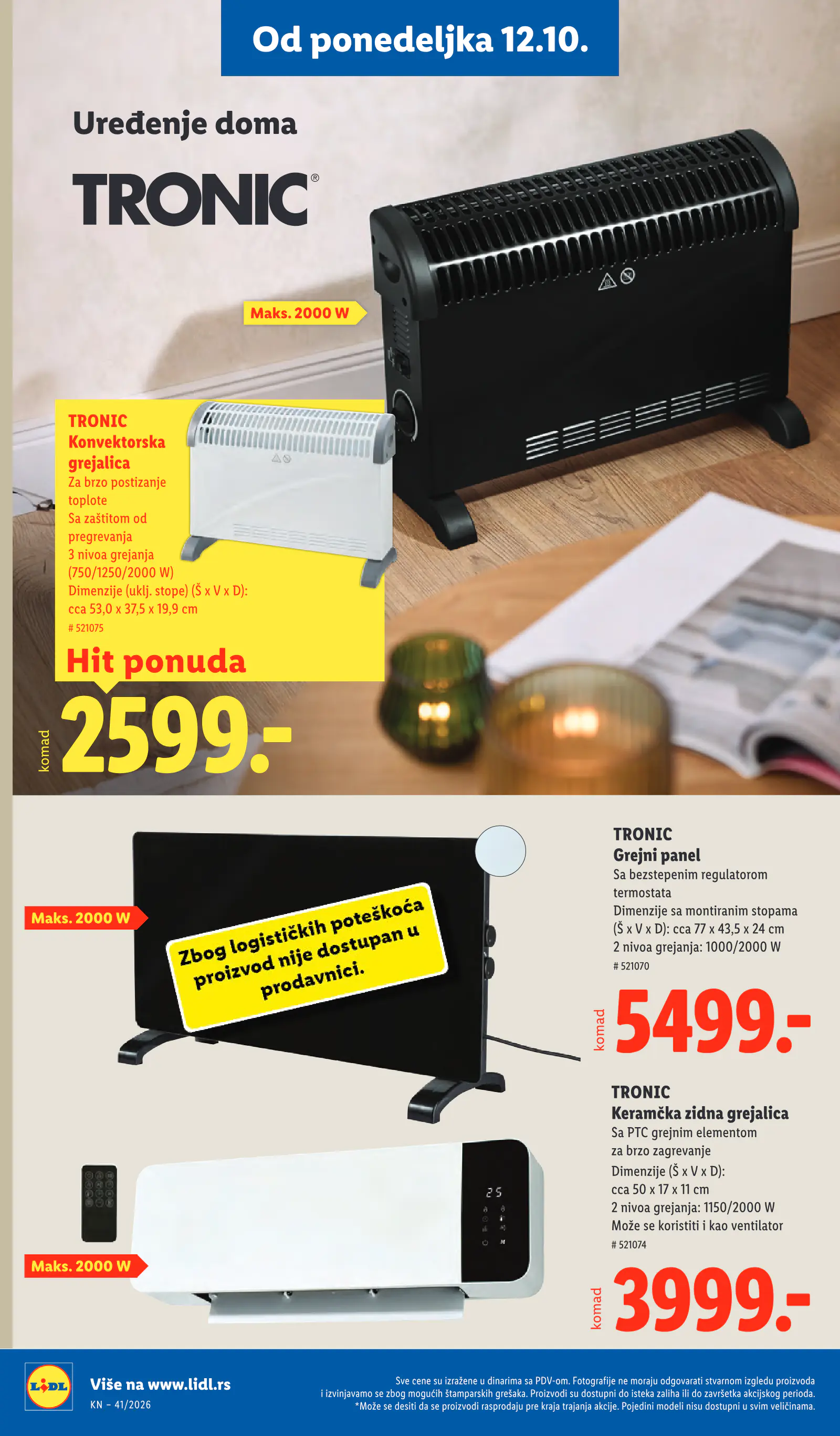 Lidl Szerbia Pogledajte naše ponude, 100. oldal (okt. 8–14.)