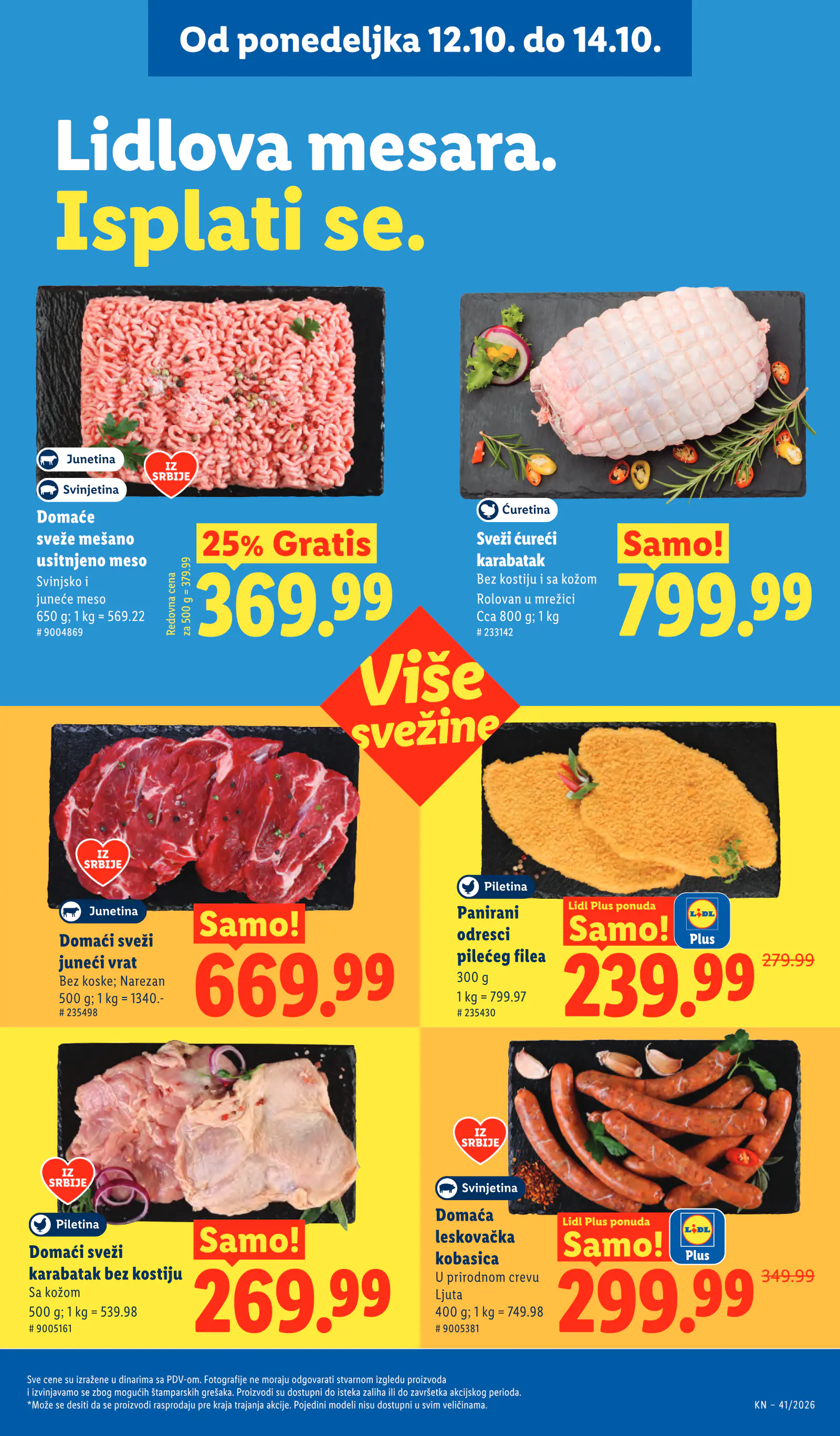 Lidl Szerbia Pogledajte naše ponude, 103. oldal (okt. 8–14.)