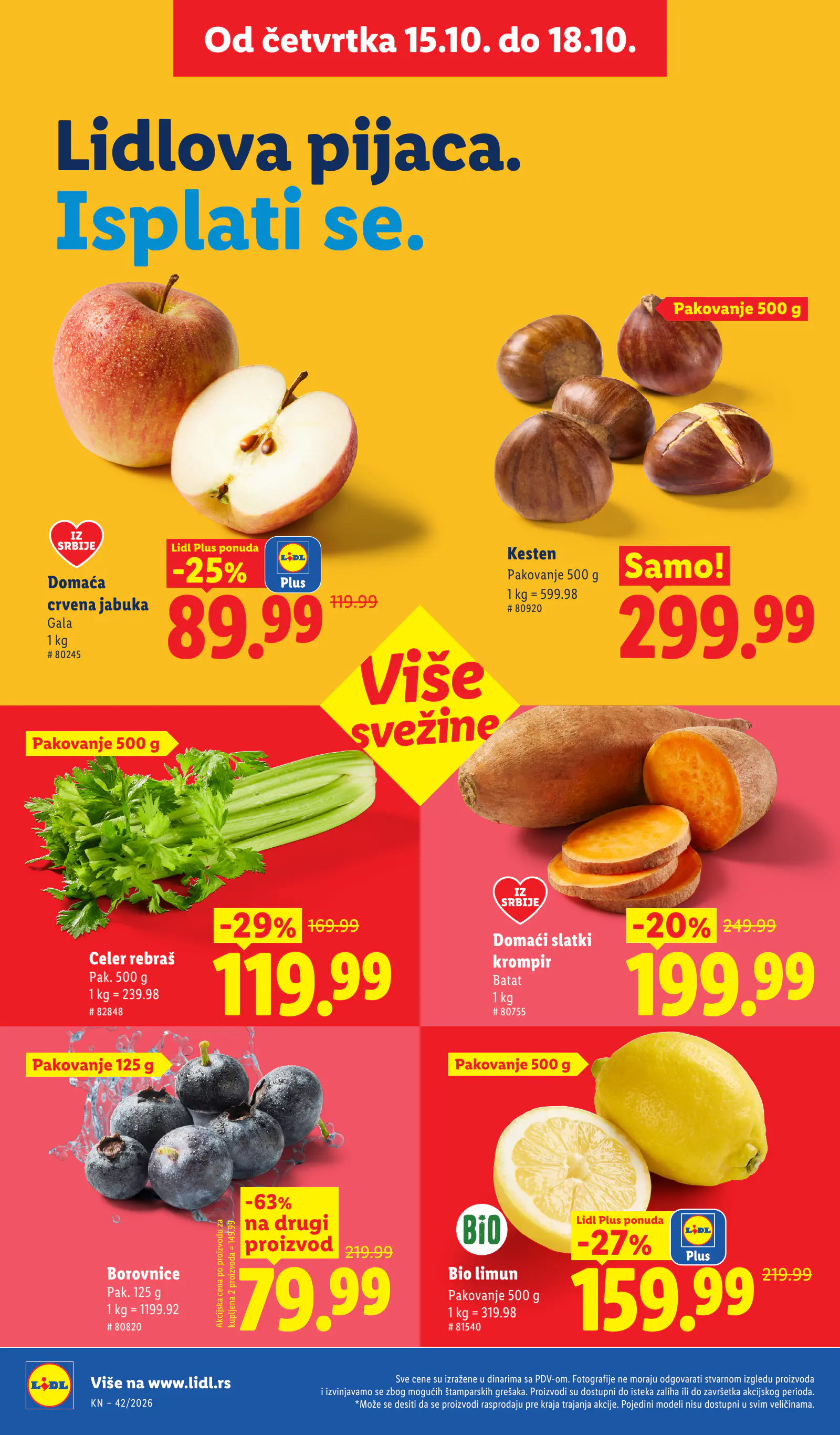 Lidl Szerbia Pogledajte naše ponude, 22. oldal (okt. 15–21.)