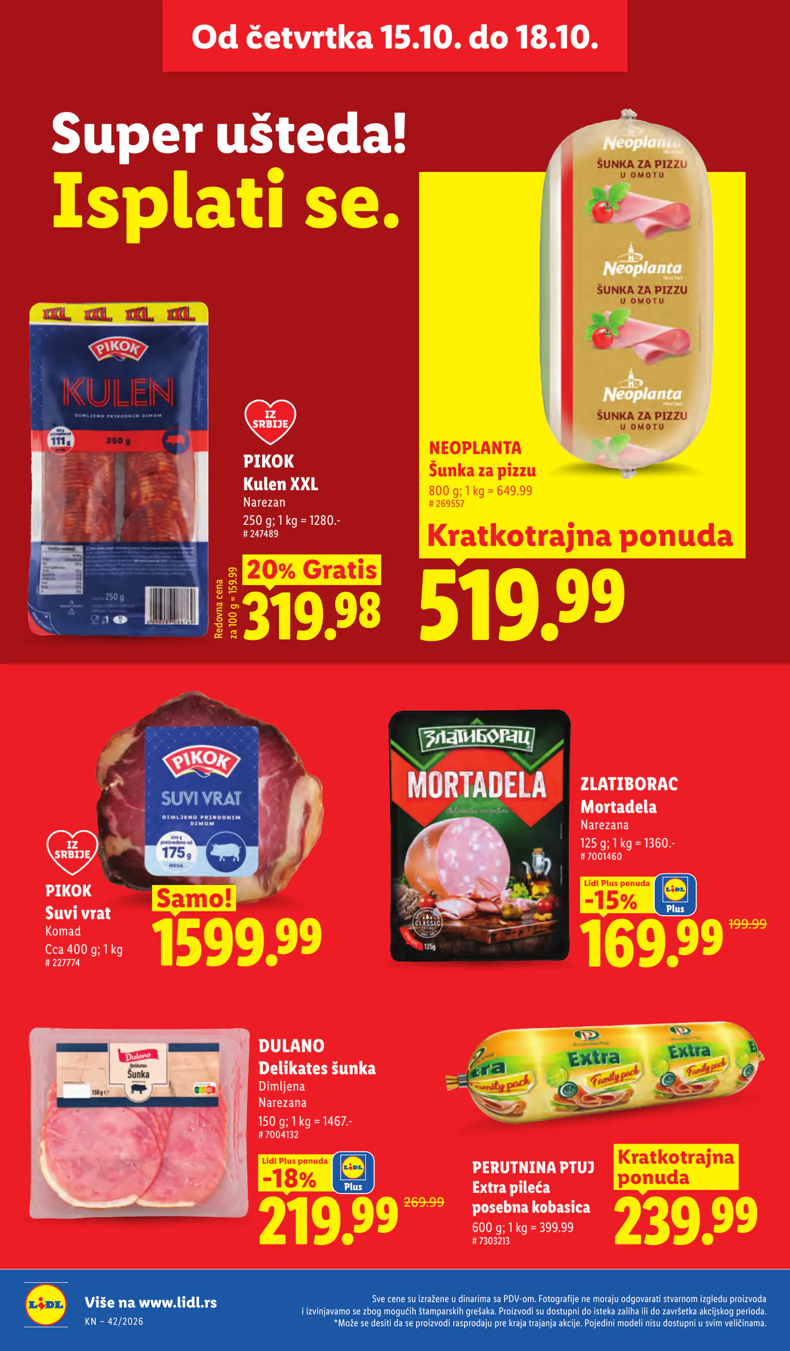Lidl Szerbia Pogledajte naše ponude, 28. oldal (okt. 15–21.)