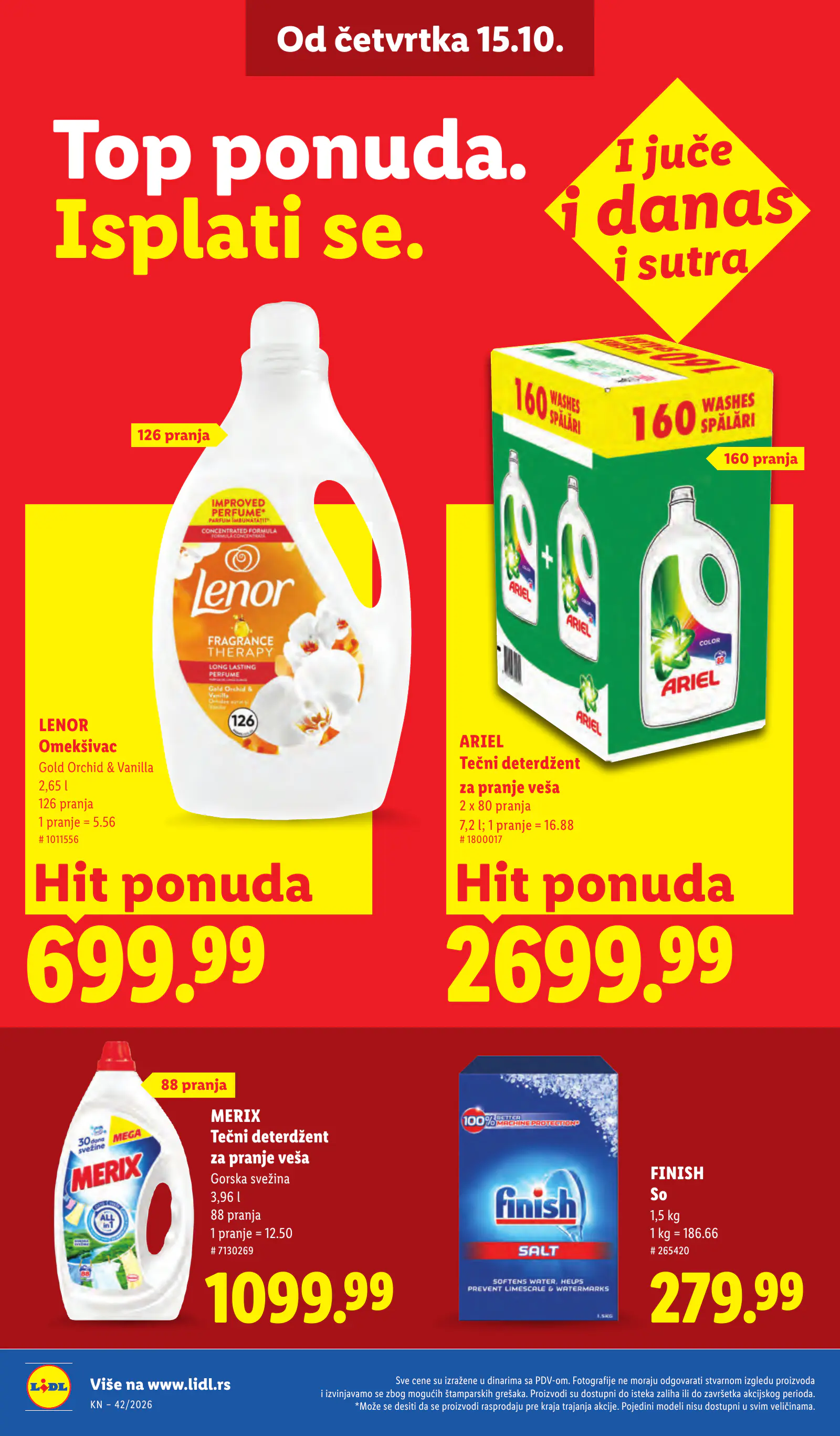 Lidl Szerbia Pogledajte naše ponude, 38. oldal (okt. 15–21.)