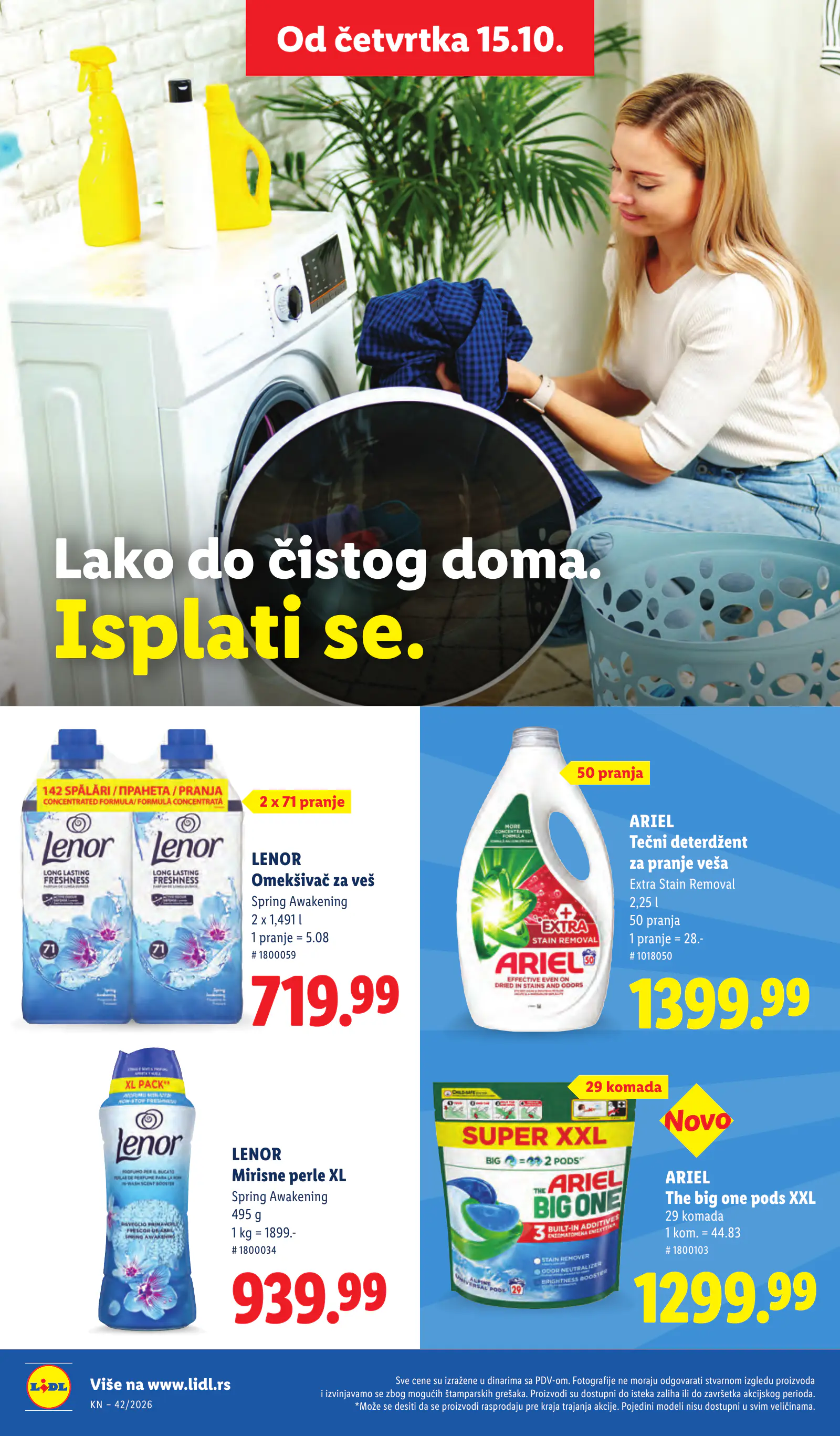 Lidl Szerbia Pogledajte naše ponude, 40. oldal (okt. 15–21.)