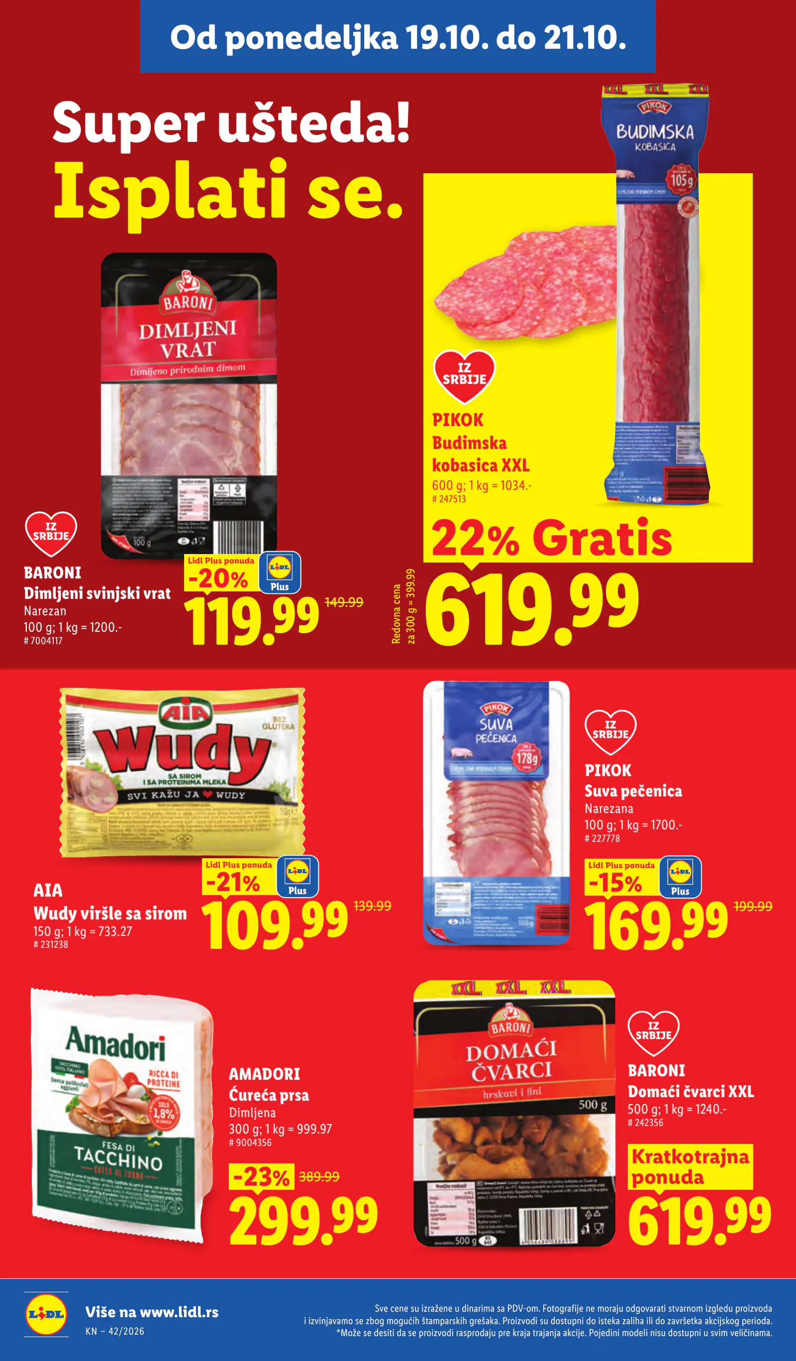 Lidl Szerbia Pogledajte naše ponude, 100. oldal (okt. 15–21.)