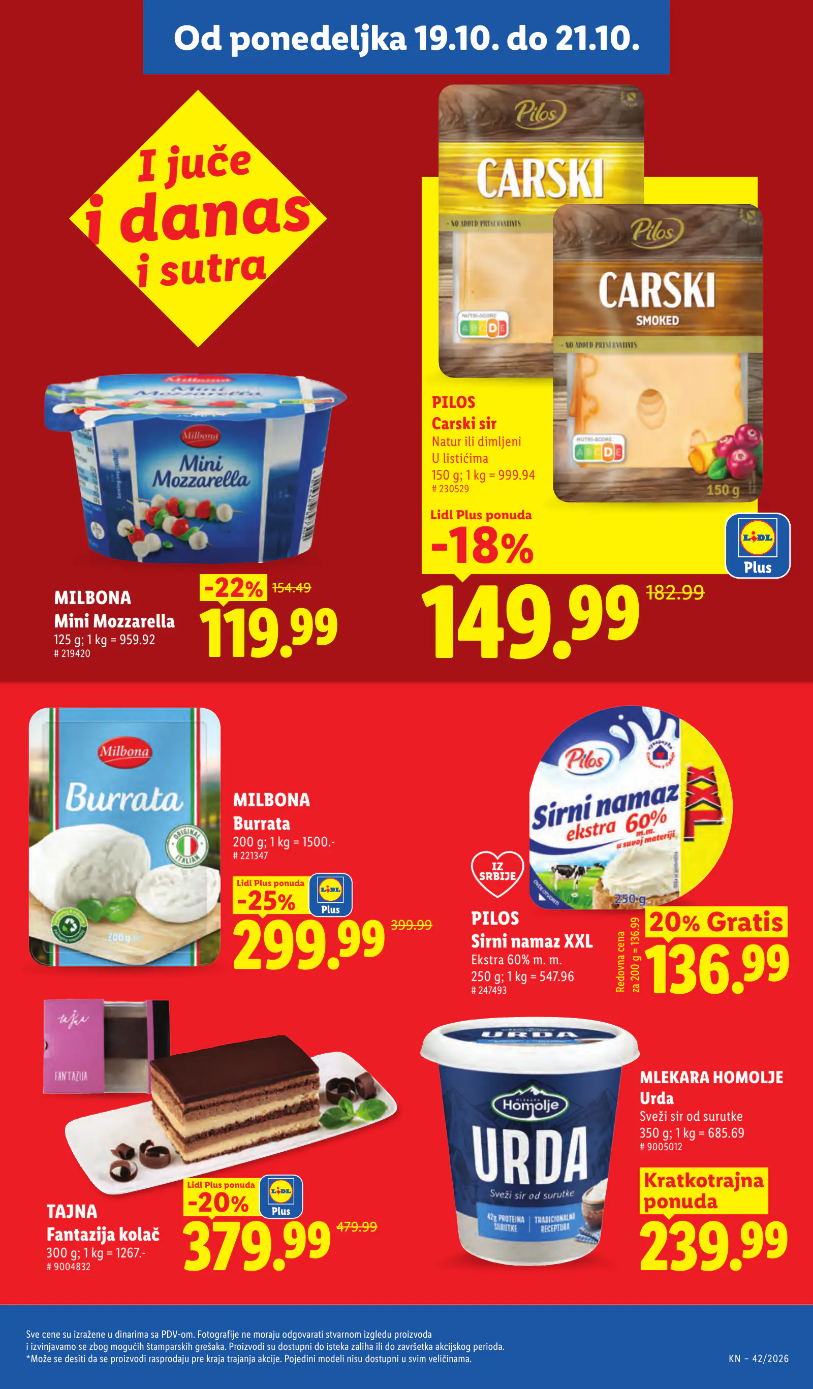 Lidl Szerbia Pogledajte naše ponude, 101. oldal (okt. 15–21.)