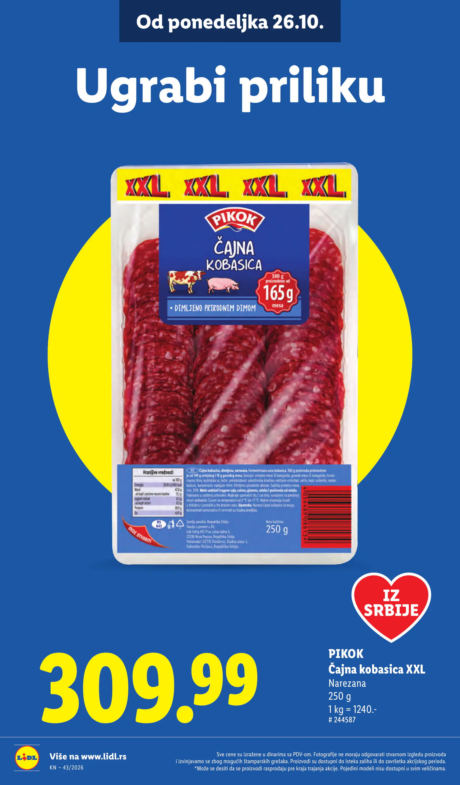 Lidl Szerbia Pogledajte naše ponude, 16. oldal (okt. 22–28.)