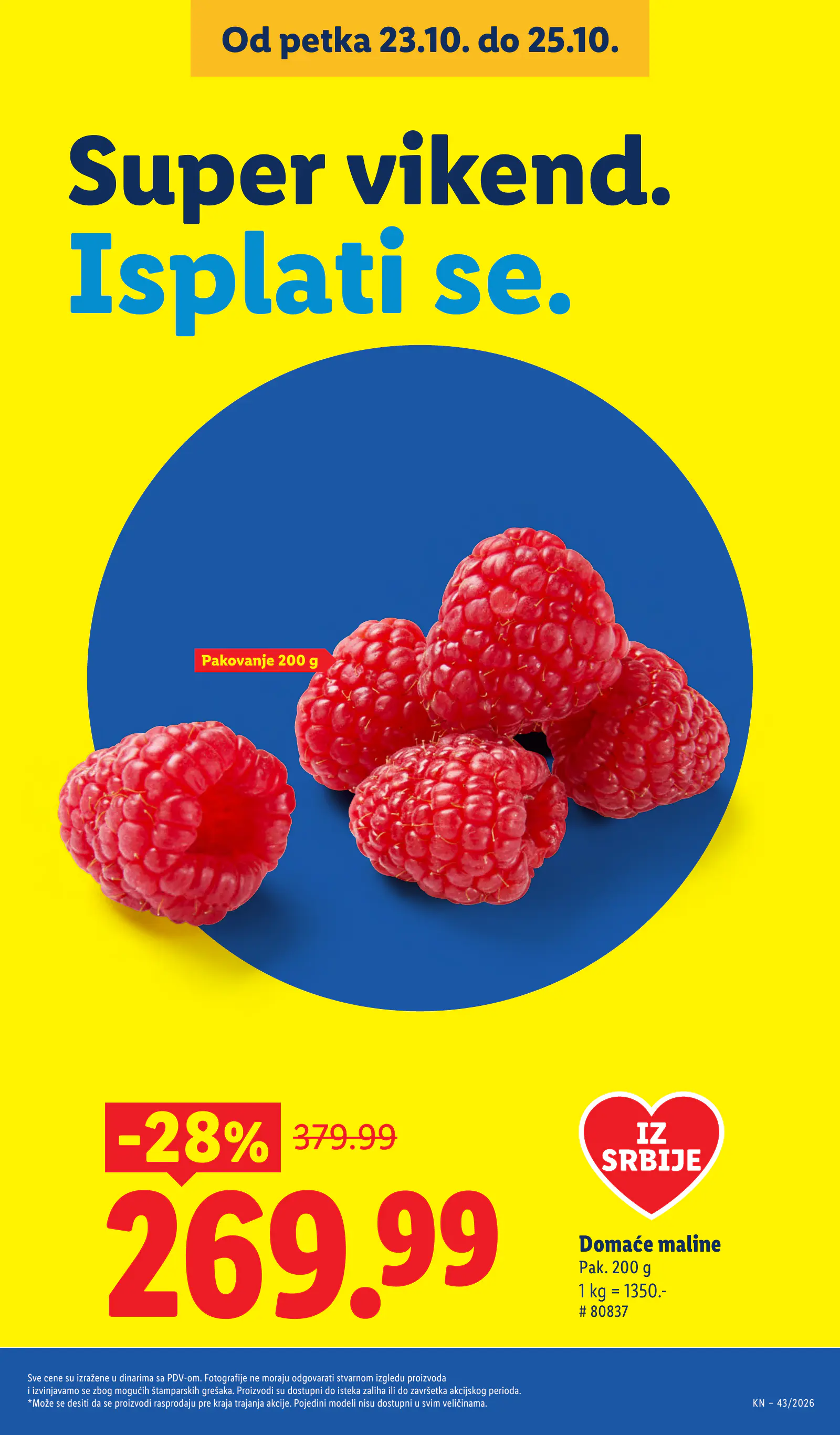 Lidl Szerbia Pogledajte naše ponude, 19. oldal (okt. 22–28.)