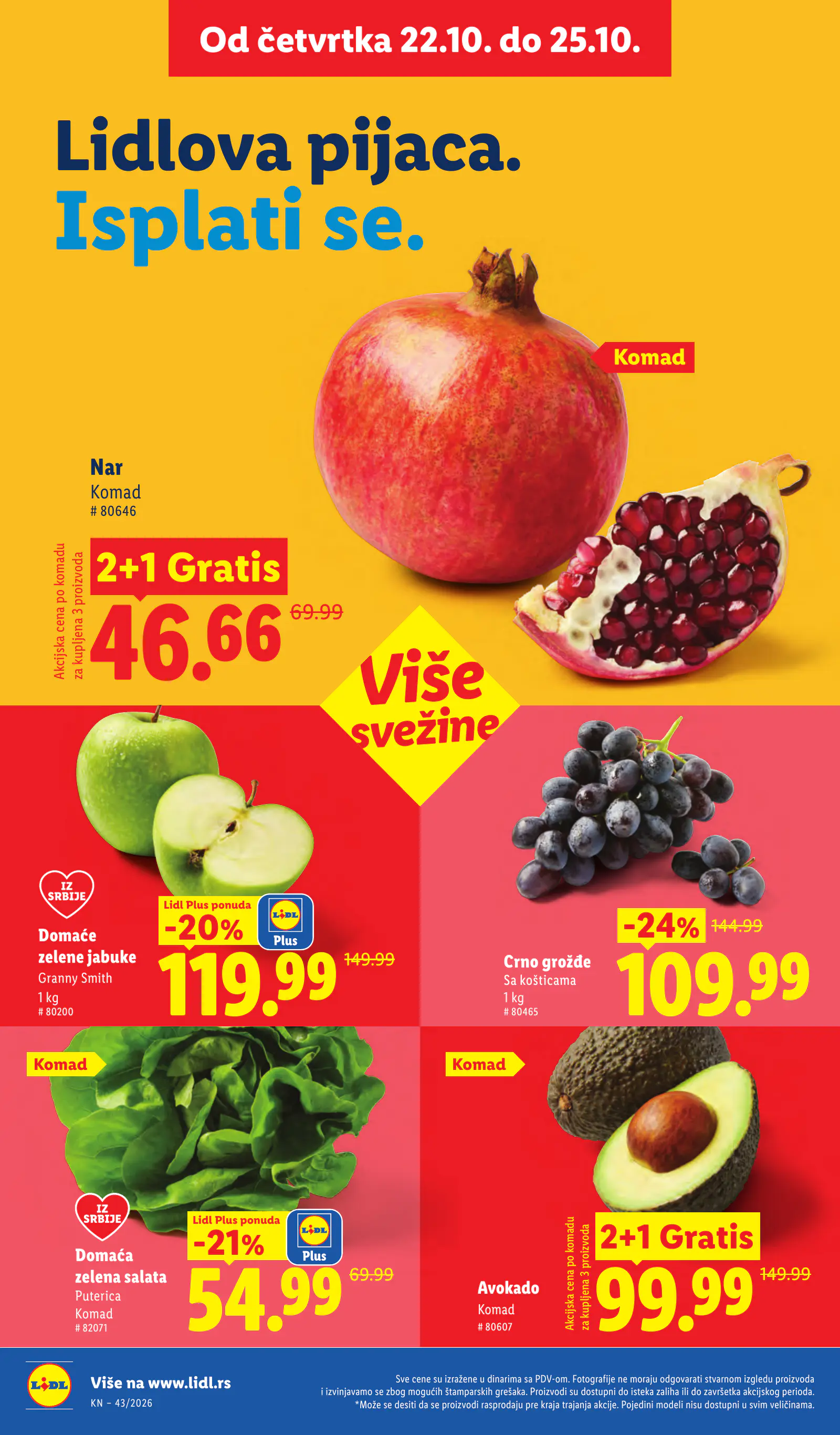 Lidl Szerbia Pogledajte naše ponude, 20. oldal (okt. 22–28.)