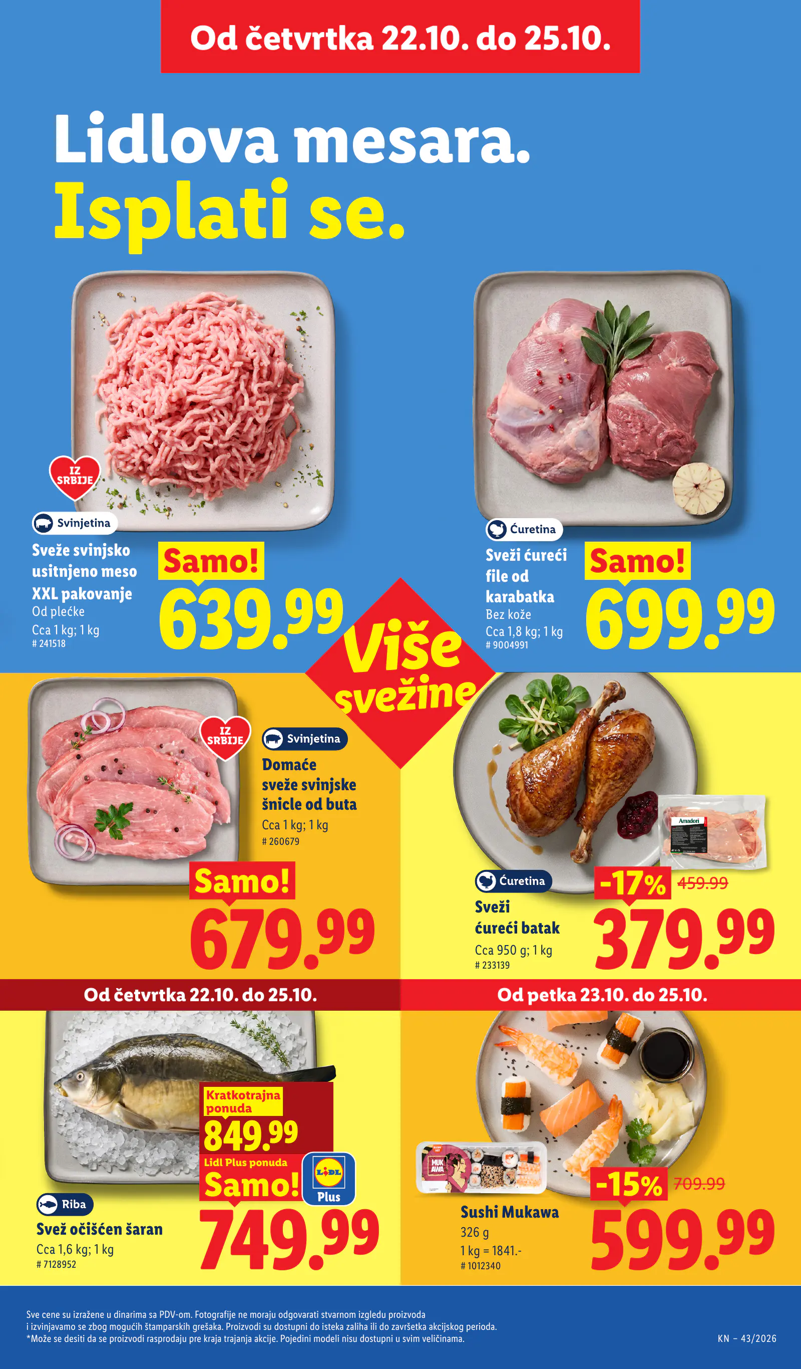 Lidl Szerbia Pogledajte naše ponude, 21. oldal (okt. 22–28.)
