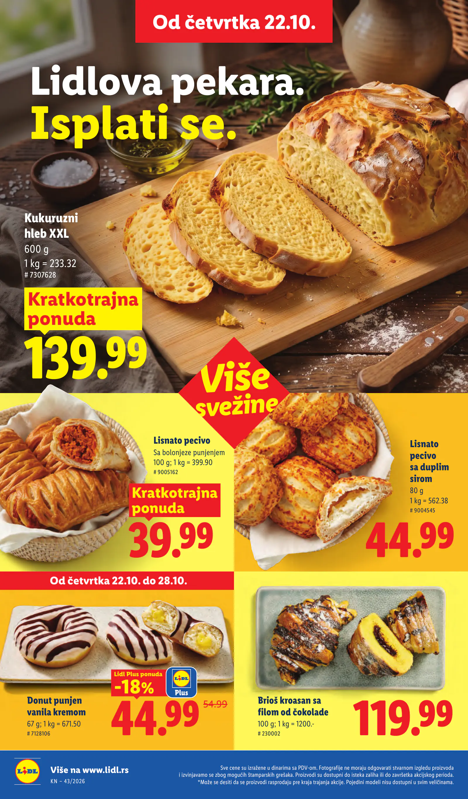 Lidl Szerbia Pogledajte naše ponude, 22. oldal (okt. 22–28.)