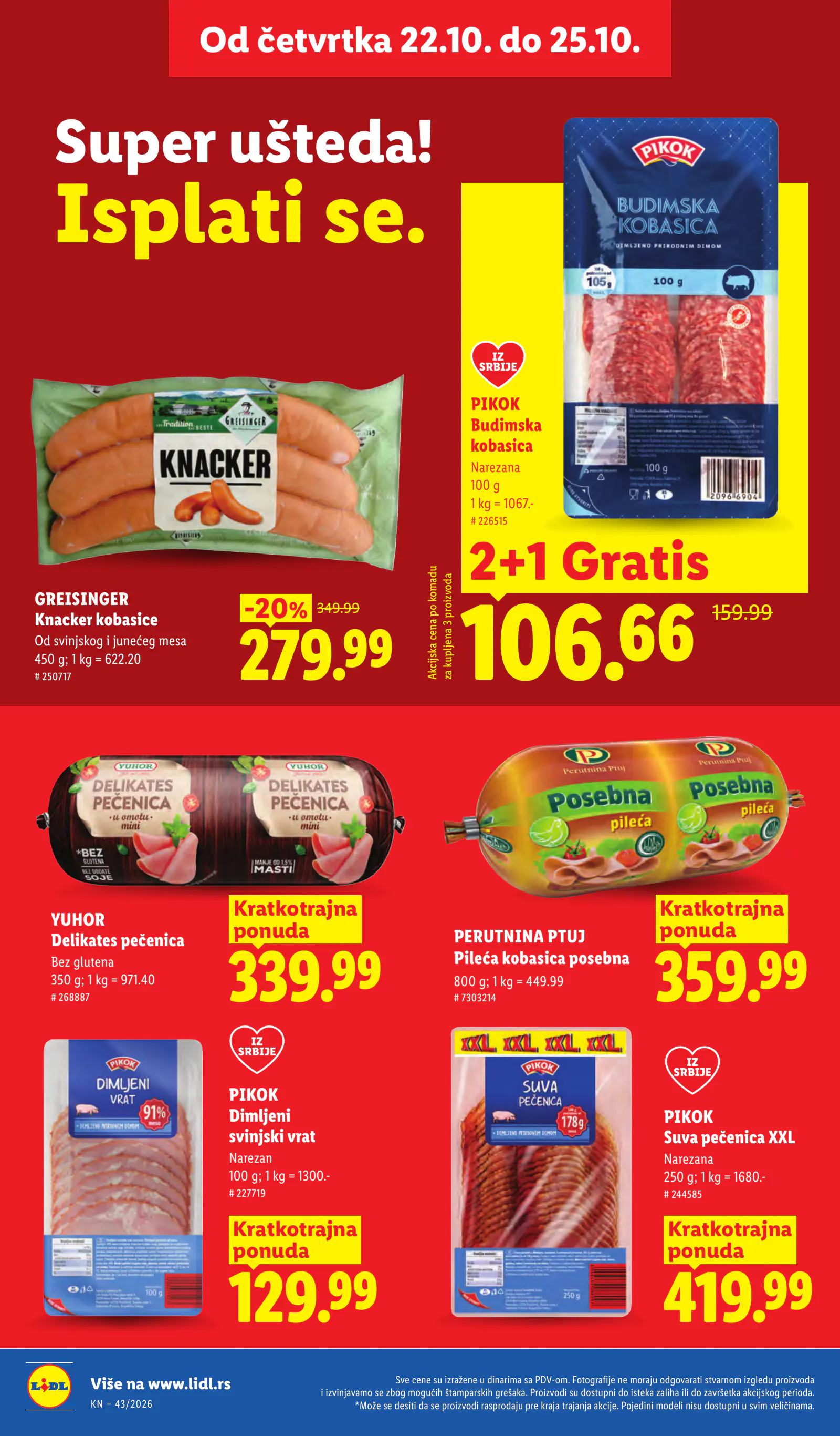 Lidl Szerbia Pogledajte naše ponude, 26. oldal (okt. 22–28.)