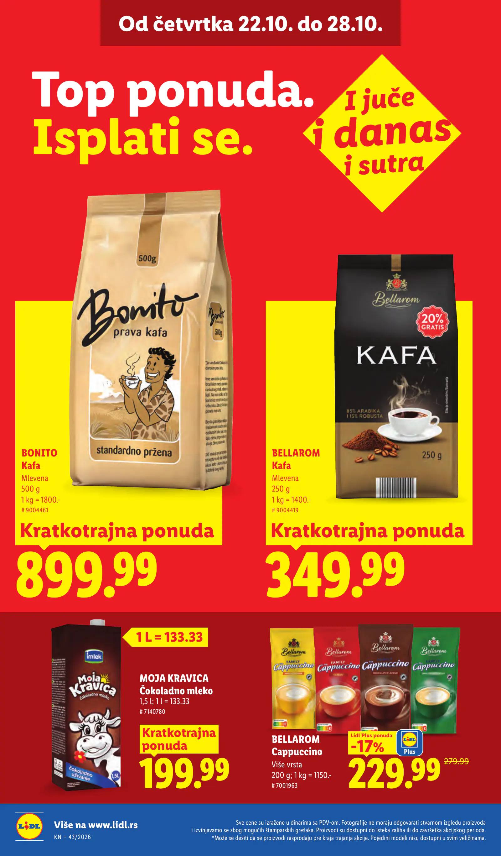Lidl Szerbia Pogledajte naše ponude, 32. oldal (okt. 22–28.)