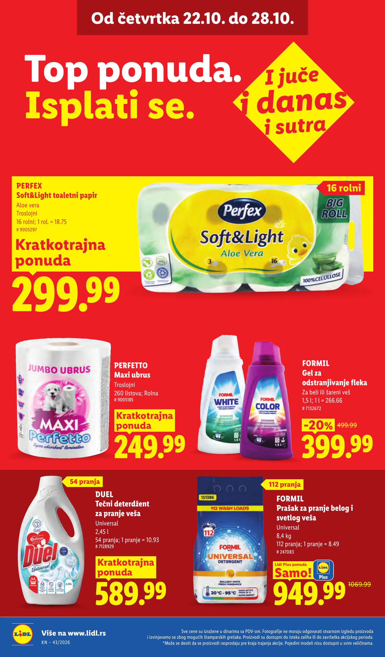Lidl Szerbia Pogledajte naše ponude, 36. oldal (okt. 22–28.)