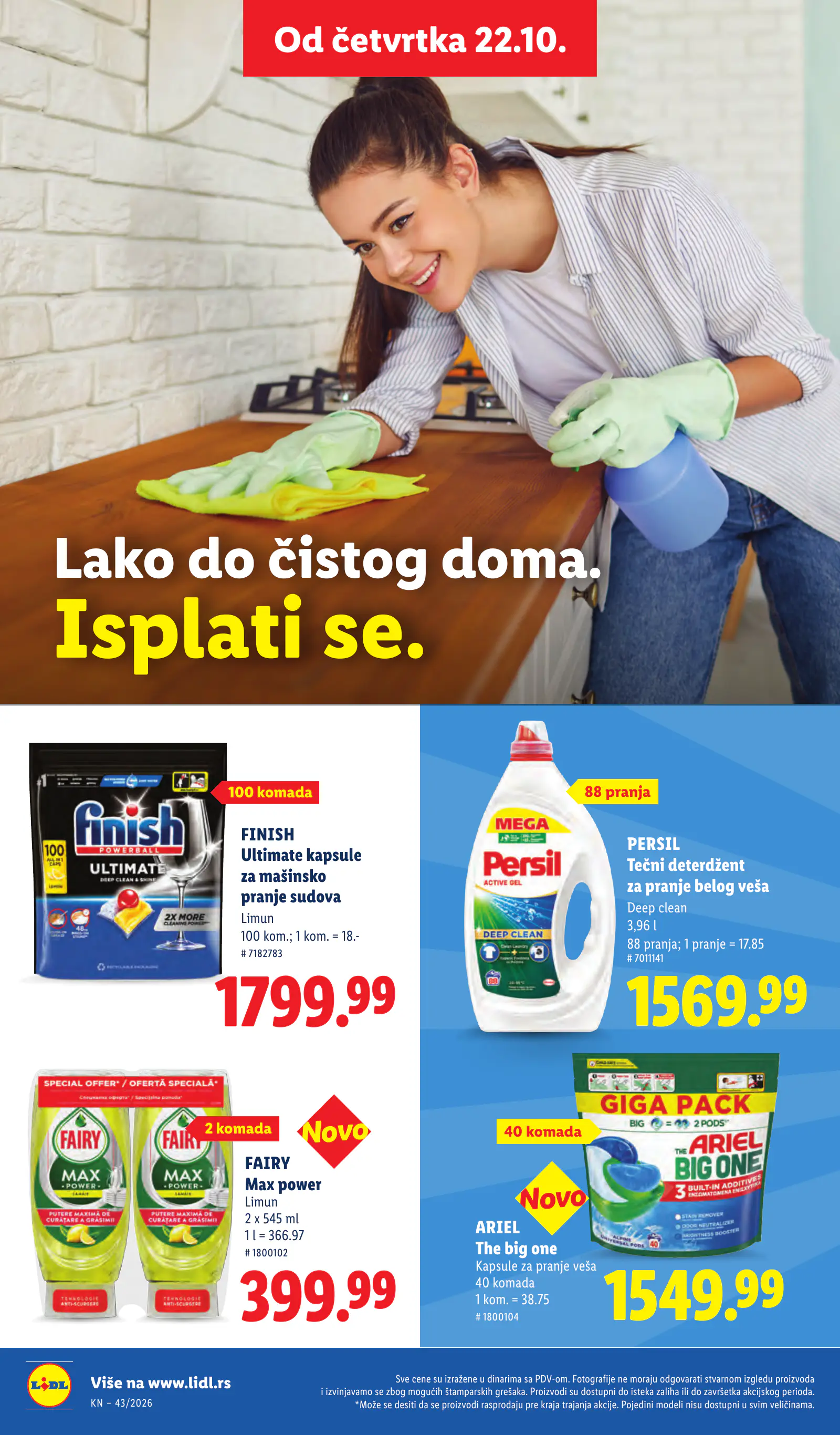 Lidl Szerbia Pogledajte naše ponude, 38. oldal (okt. 22–28.)