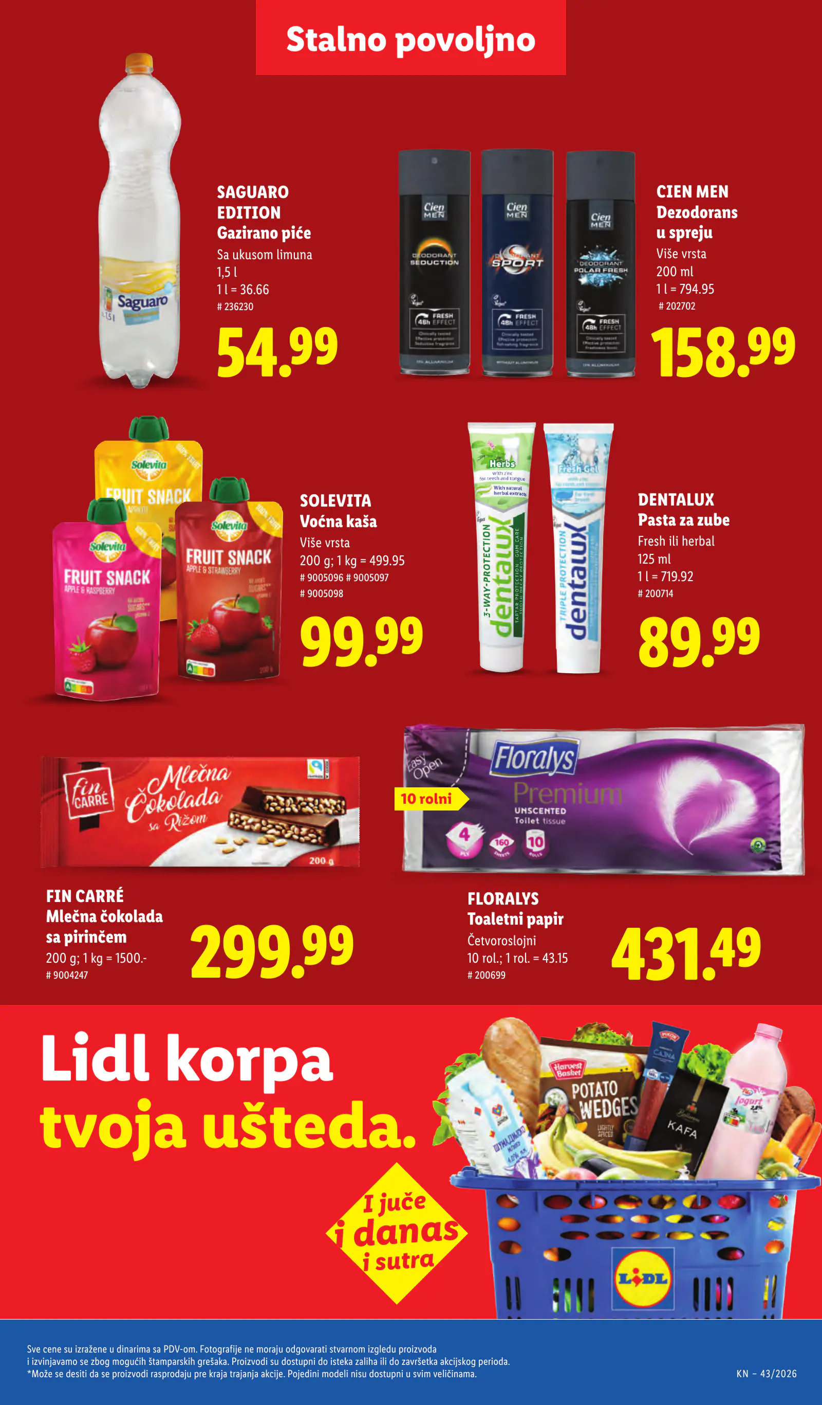 Lidl Szerbia Pogledajte naše ponude, 41. oldal (okt. 22–28.)