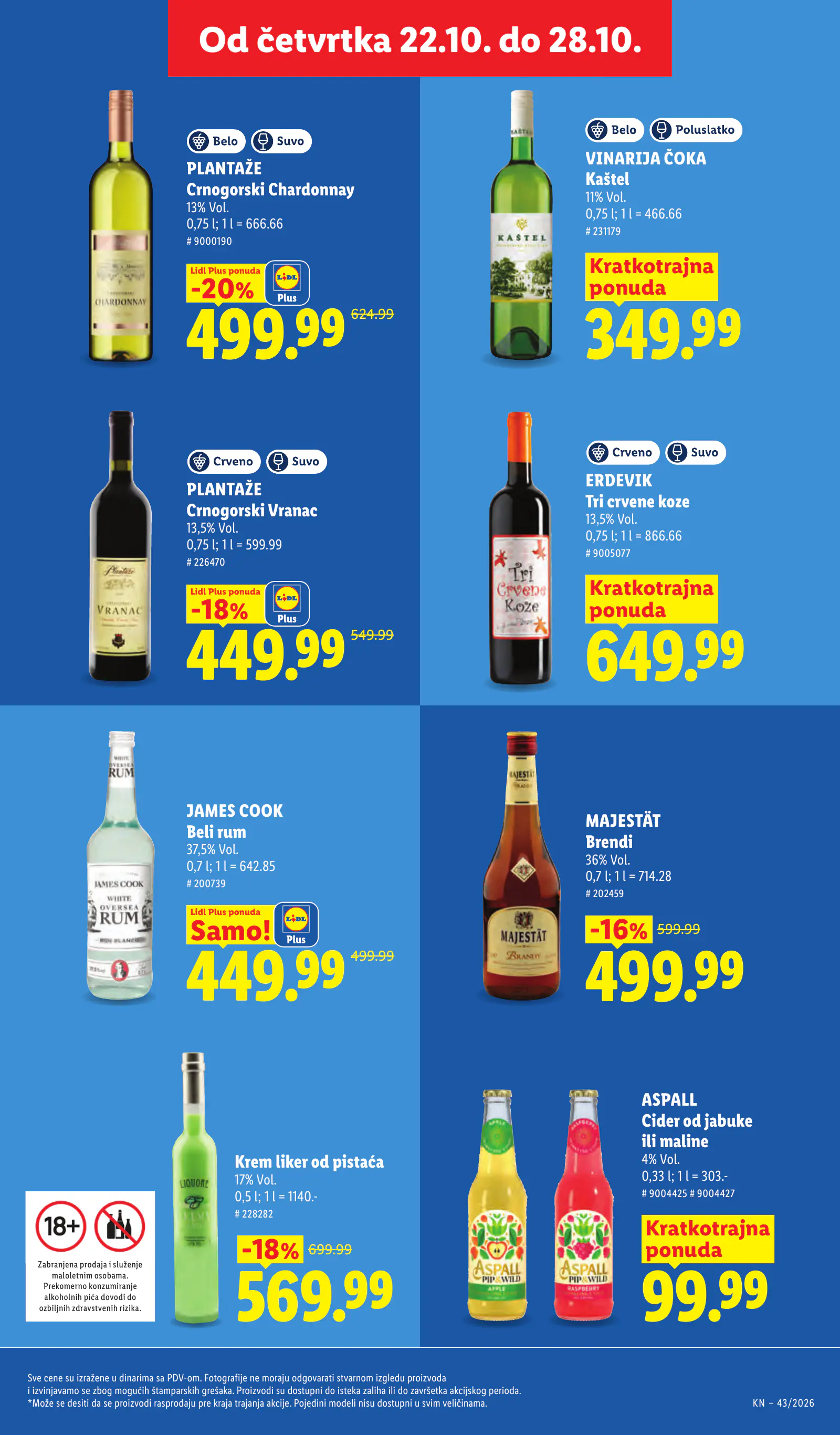 Lidl Szerbia Pogledajte naše ponude, 45. oldal (okt. 22–28.)