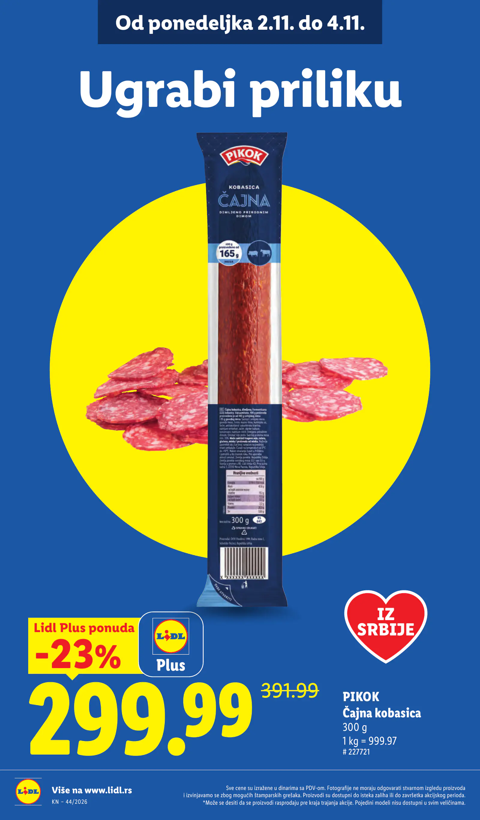 Lidl Szerbia Pogledajte naše ponude, 16. oldal (okt. 29. – nov. 4.)
