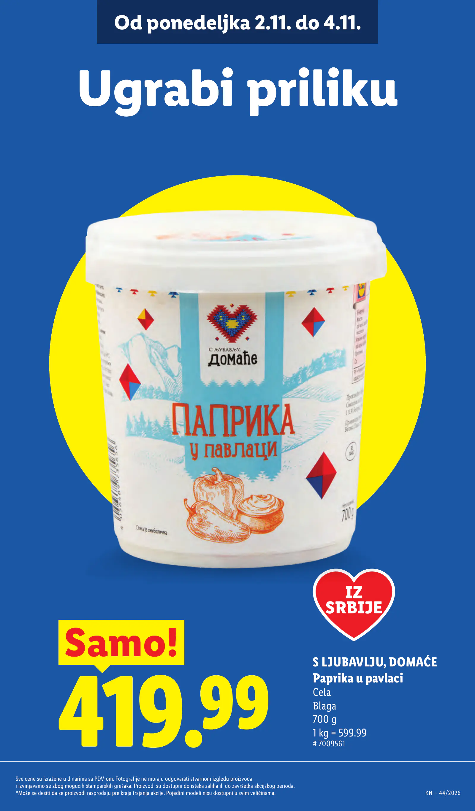 Lidl Szerbia Pogledajte naše ponude, 17. oldal (okt. 29. – nov. 4.)