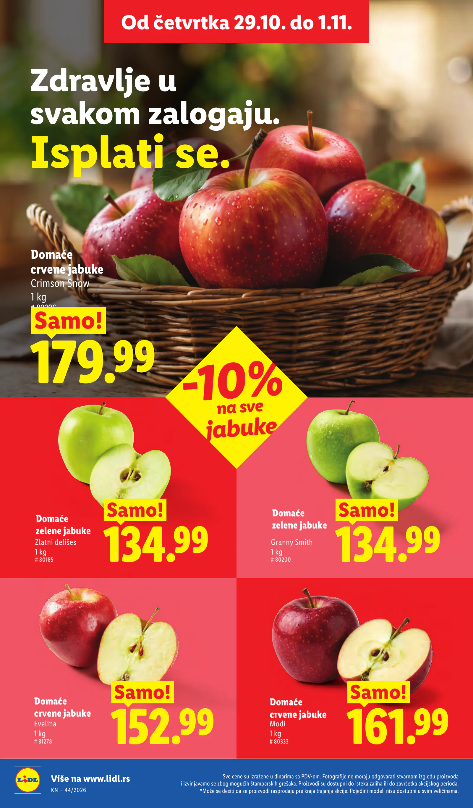 Lidl Szerbia Pogledajte naše ponude, 18. oldal (okt. 29. – nov. 4.)