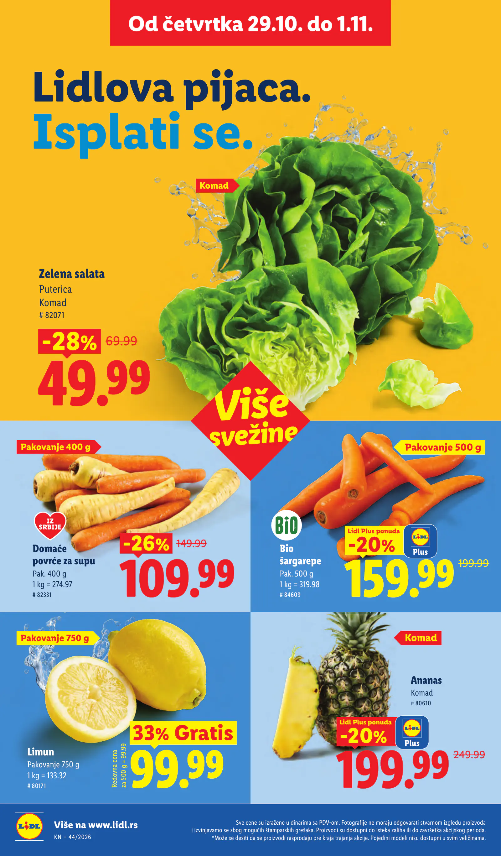 Lidl Szerbia Pogledajte naše ponude, 22. oldal (okt. 29. – nov. 4.)