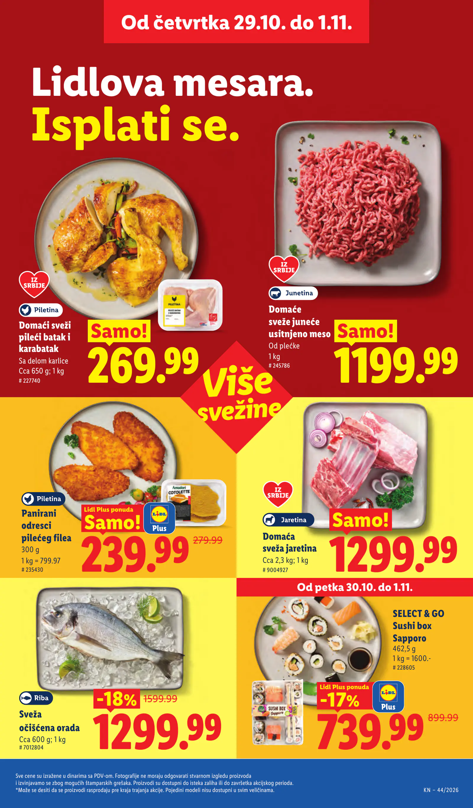 Lidl Szerbia Pogledajte naše ponude, 23. oldal (okt. 29. – nov. 4.)