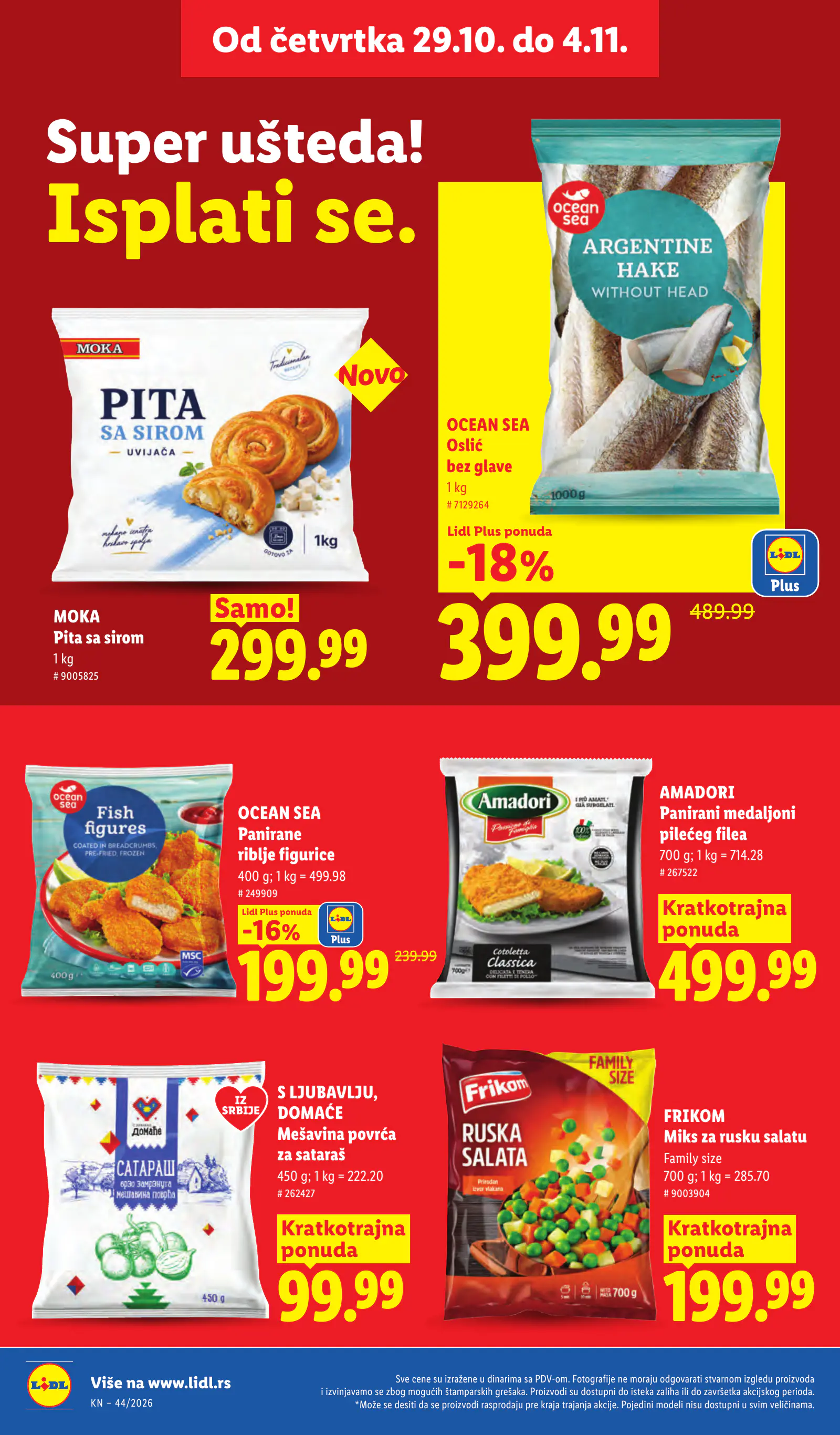 Lidl Szerbia Pogledajte naše ponude, 28. oldal (okt. 29. – nov. 4.)