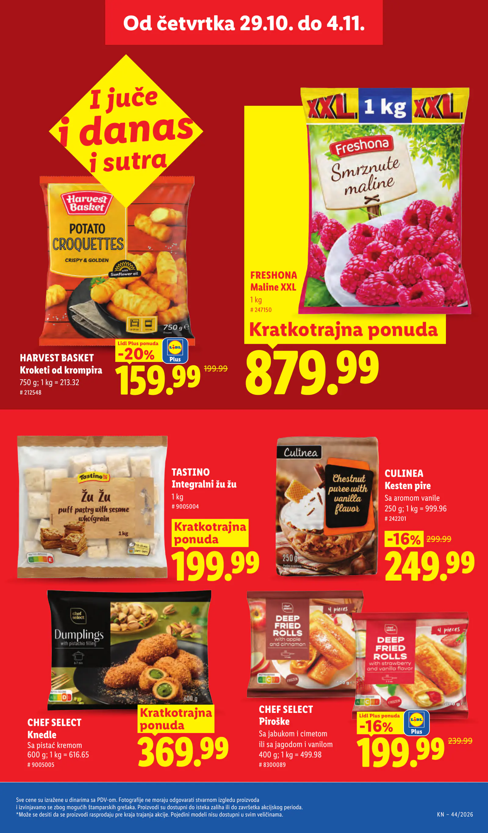 Lidl Szerbia Pogledajte naše ponude, 29. oldal (okt. 29. – nov. 4.)