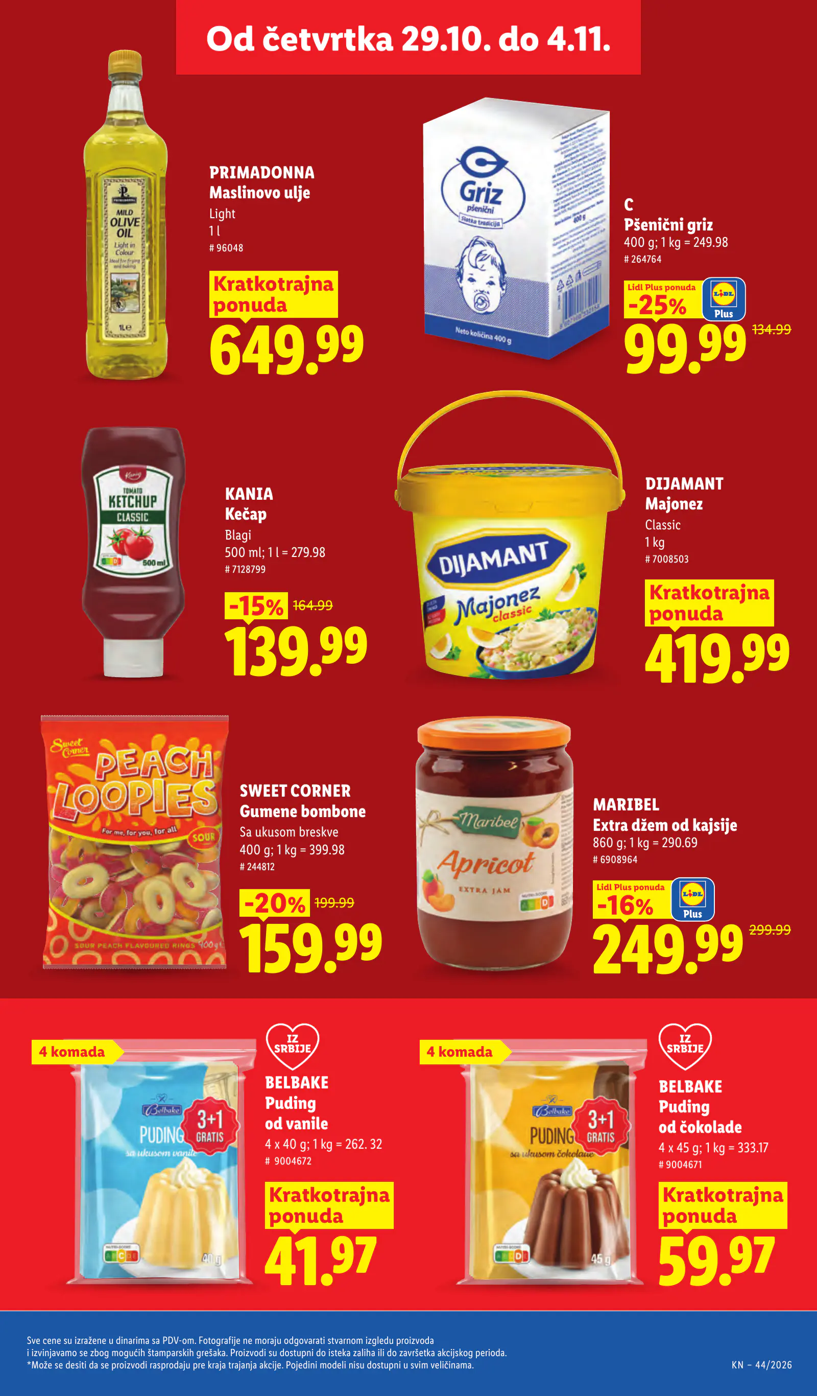 Lidl Szerbia Pogledajte naše ponude, 31. oldal (okt. 29. – nov. 4.)