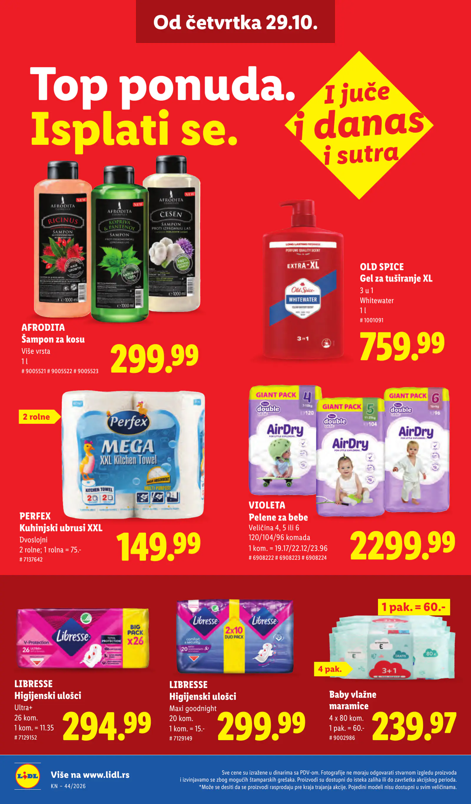 Lidl Szerbia Pogledajte naše ponude, 36. oldal (okt. 29. – nov. 4.)