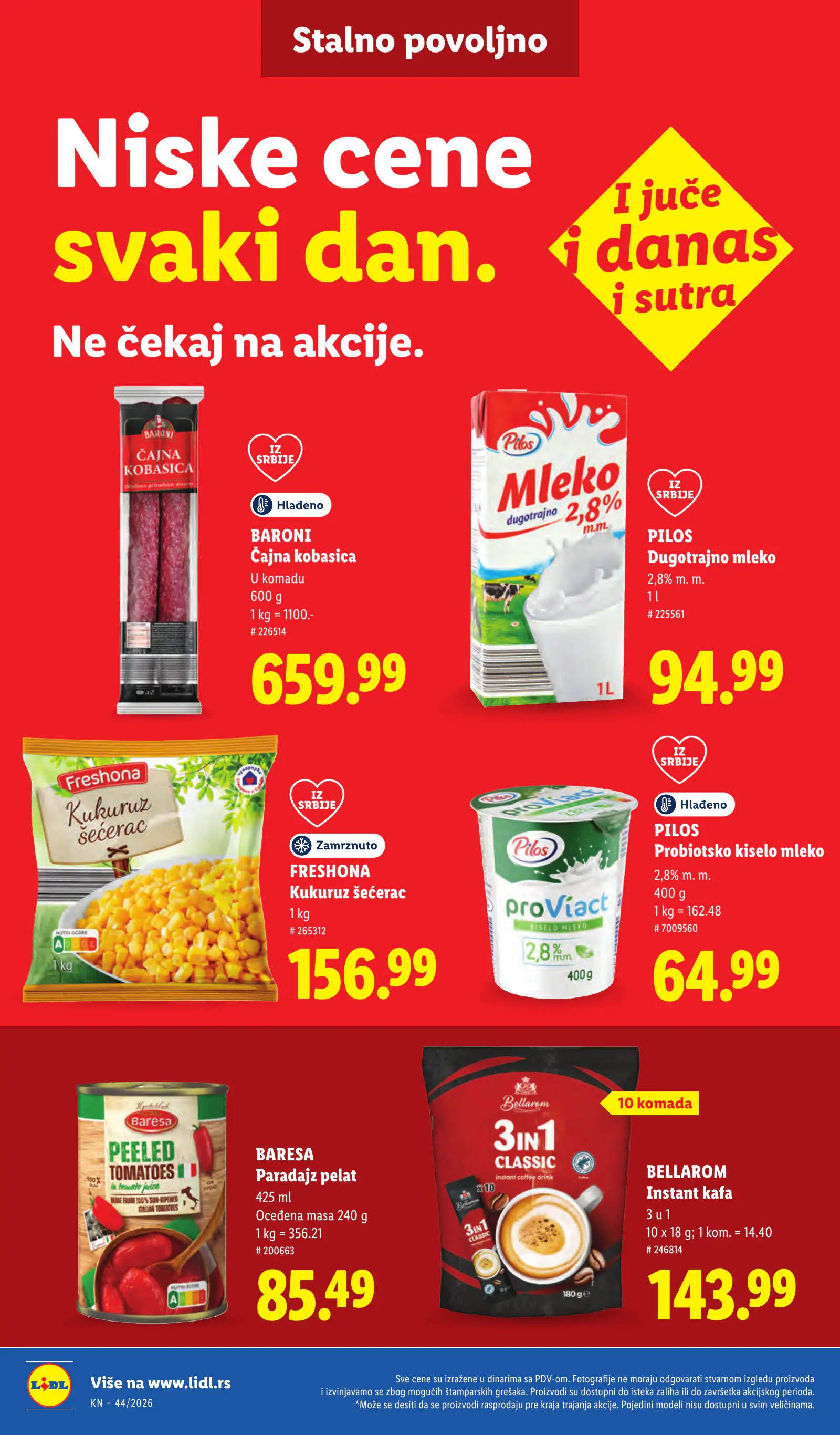 Lidl Szerbia Pogledajte naše ponude, 40. oldal (okt. 29. – nov. 4.)