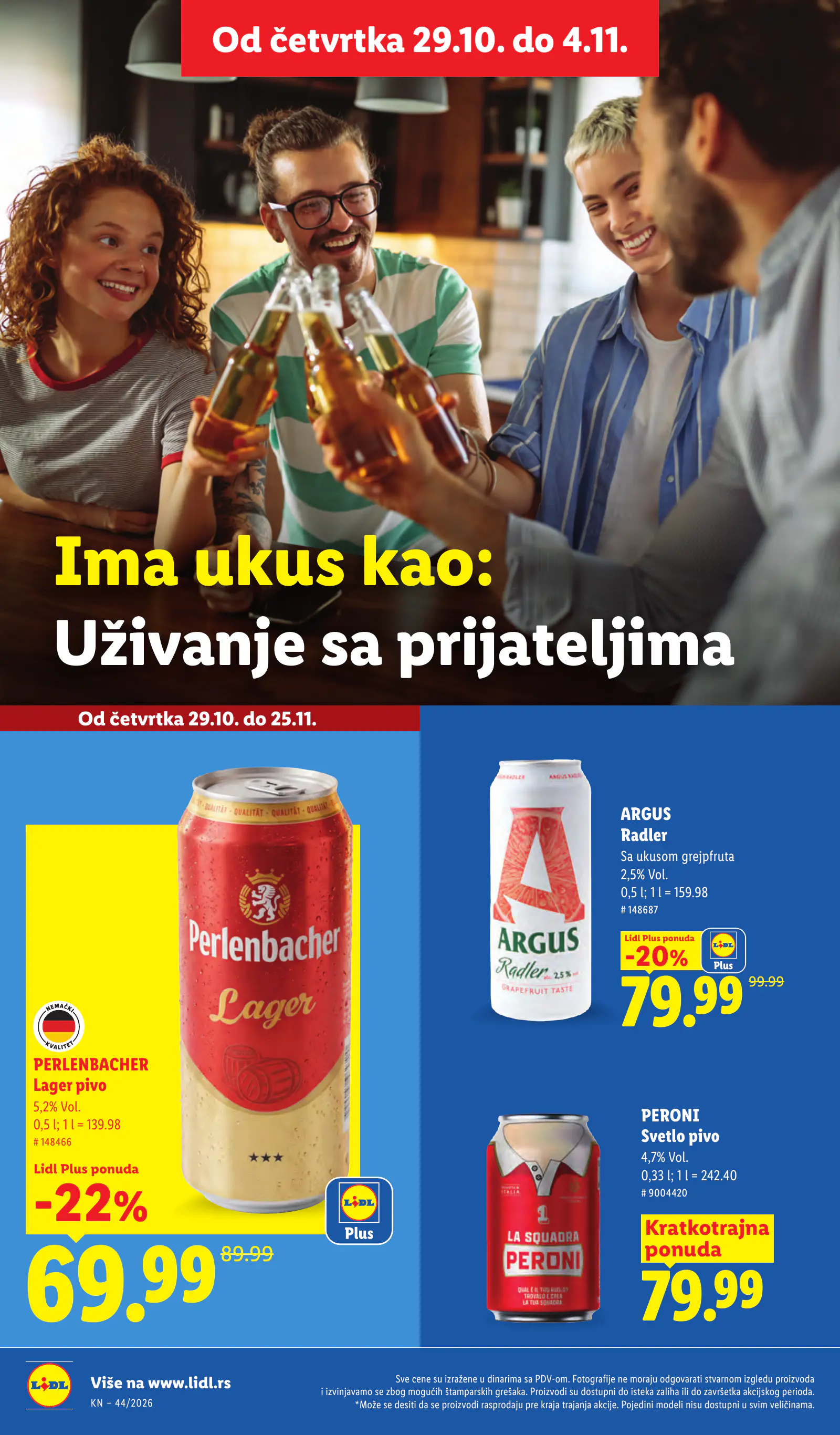 Lidl Szerbia Pogledajte naše ponude, 44. oldal (okt. 29. – nov. 4.)