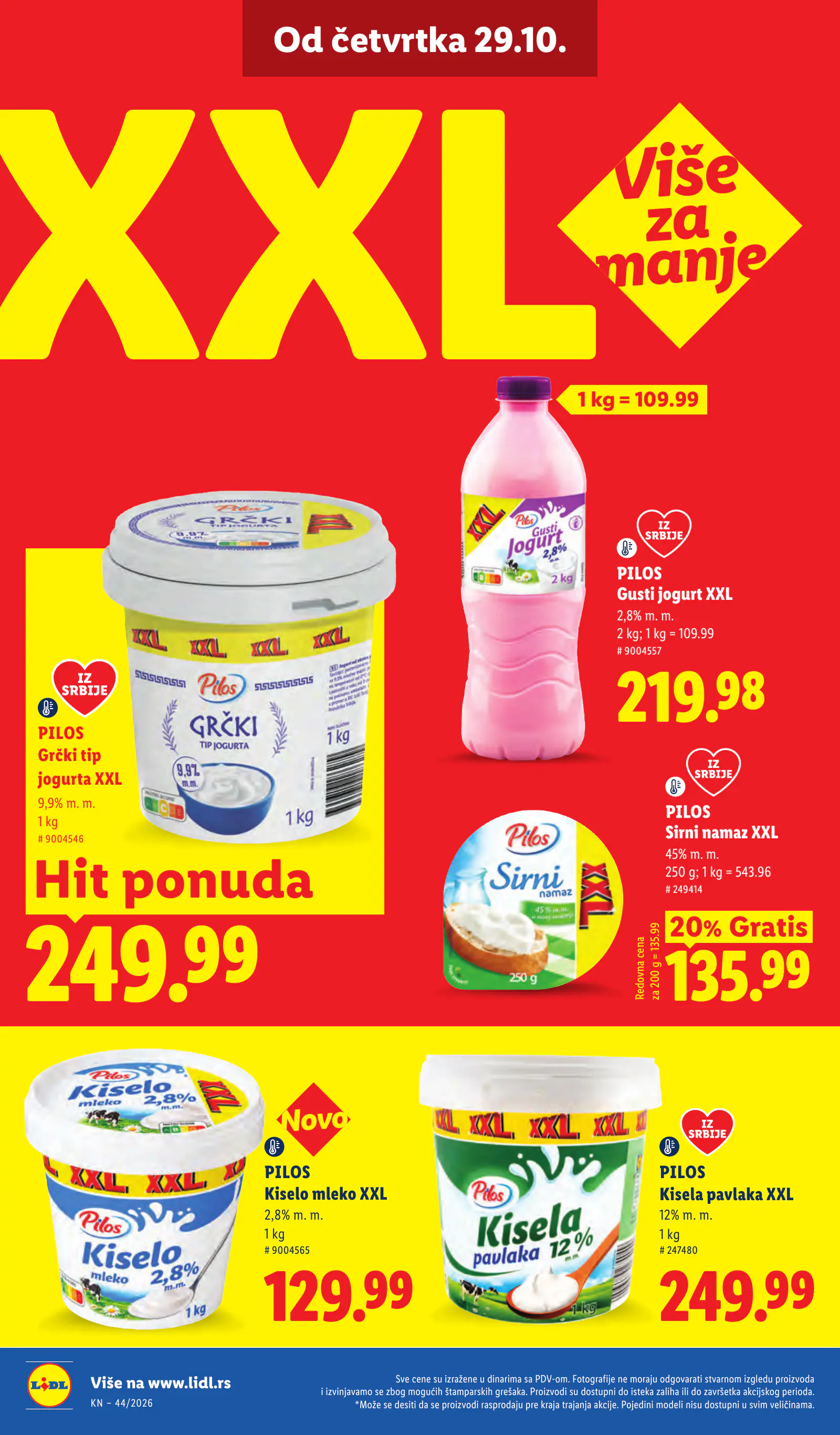 Lidl Szerbia Pogledajte naše ponude, 54. oldal (okt. 29. – nov. 4.)