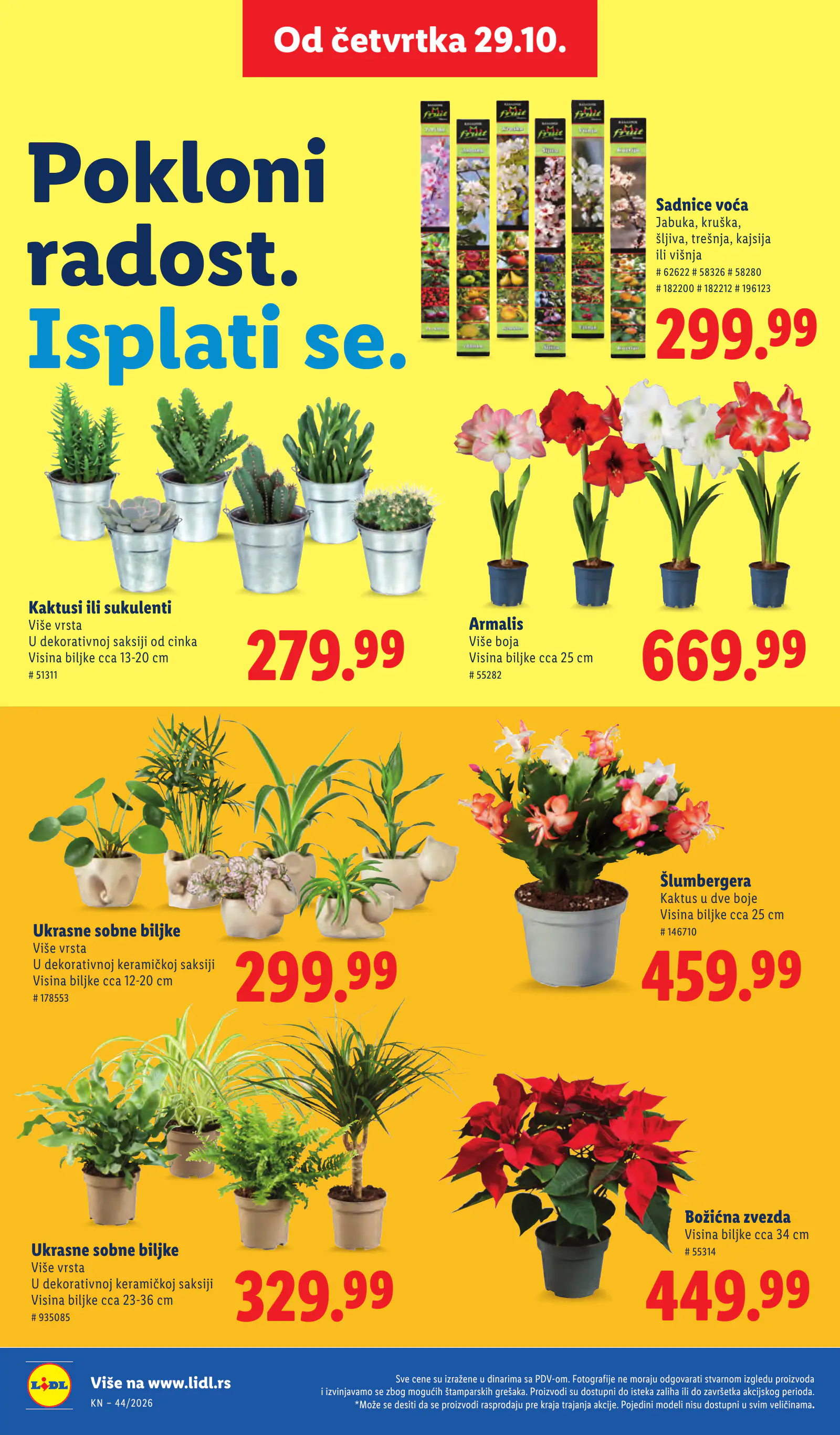 Lidl Szerbia Pogledajte naše ponude, 72. oldal (okt. 29. – nov. 4.)