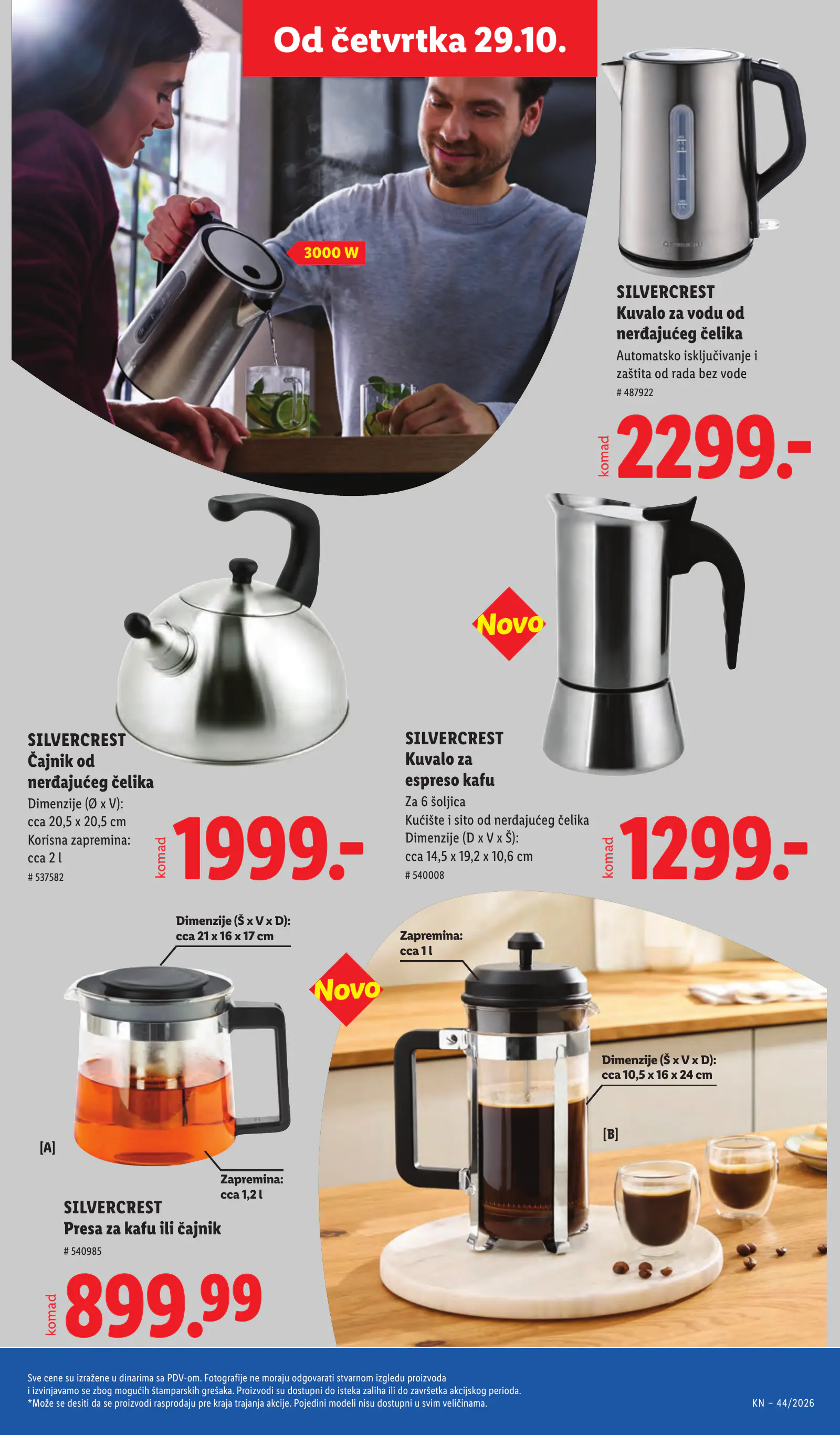 Lidl Szerbia Pogledajte naše ponude, 87. oldal (okt. 29. – nov. 4.)