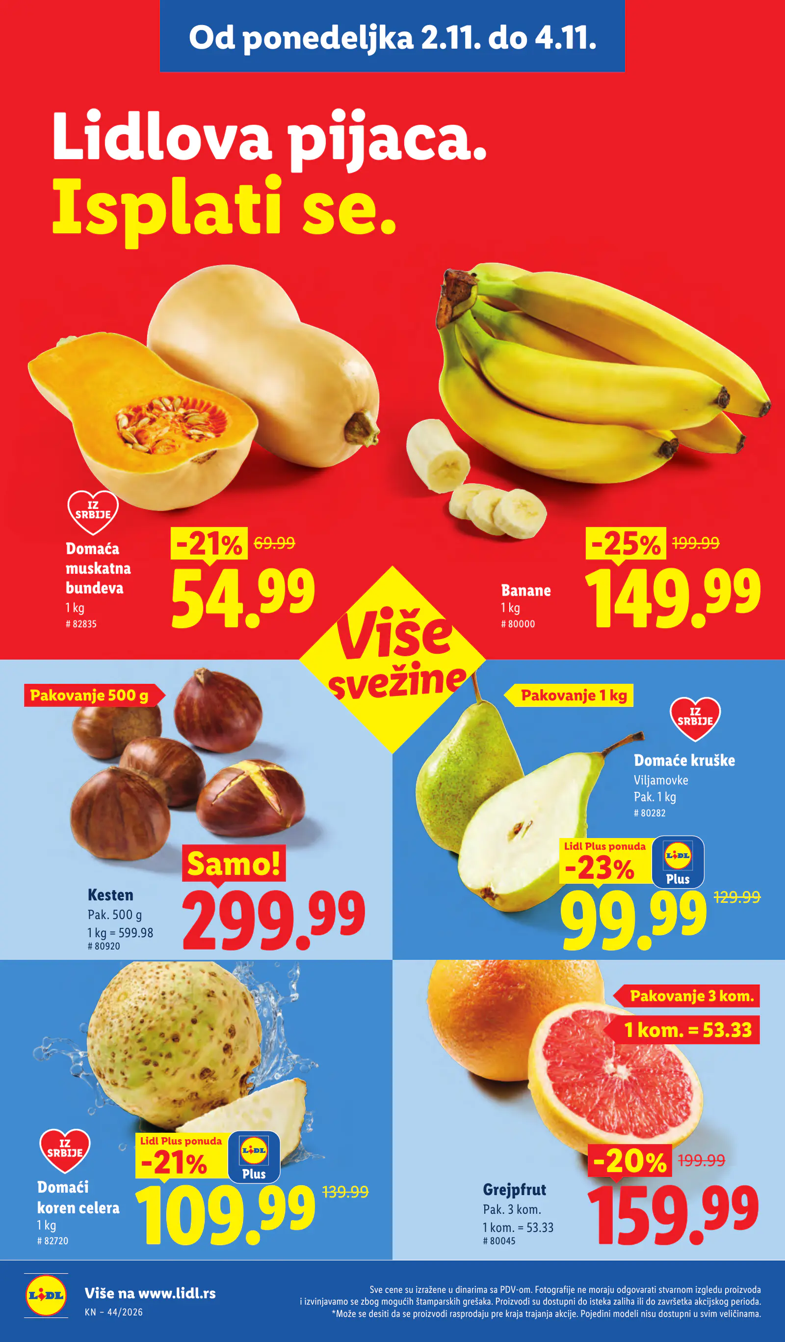 Lidl Szerbia Pogledajte naše ponude, 104. oldal (okt. 29. – nov. 4.)