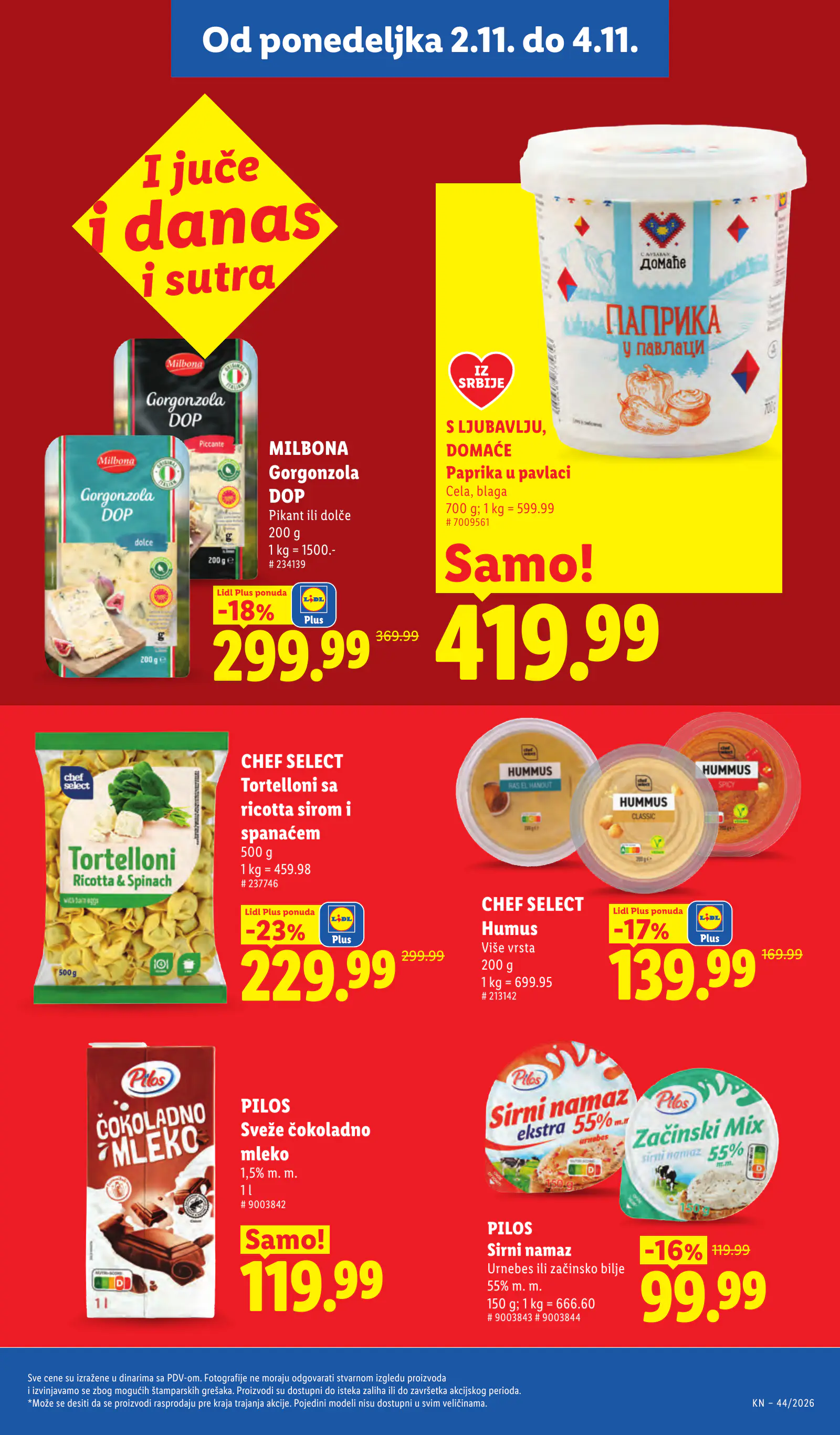 Lidl Szerbia Pogledajte naše ponude, 107. oldal (okt. 29. – nov. 4.)