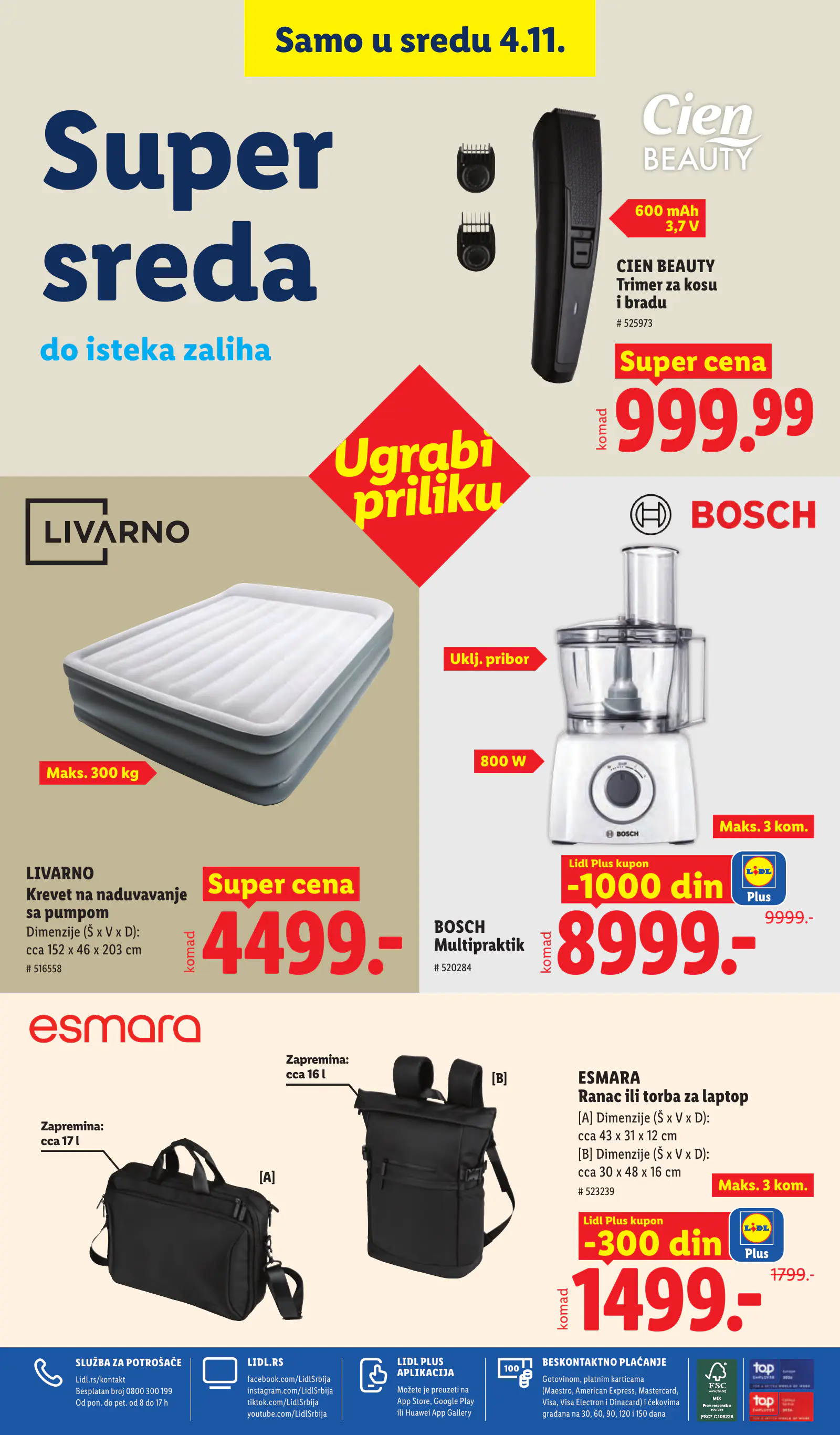 Lidl Szerbia Pogledajte naše ponude, 108. oldal (okt. 29. – nov. 4.)