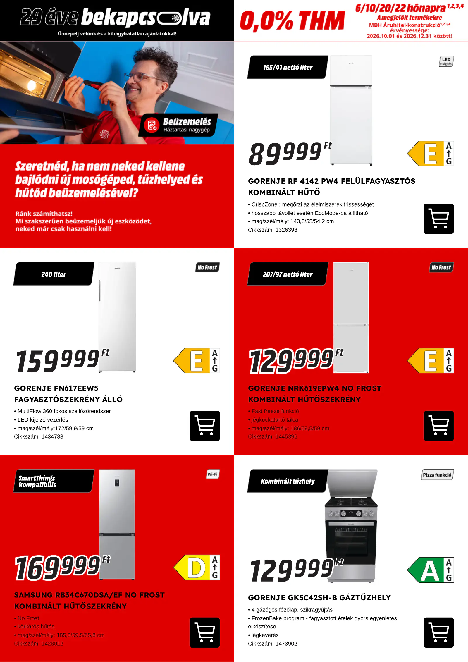 Media Markt reklámújság, 29 éve bekapcsolva, 2. oldal (okt. 7–18.)