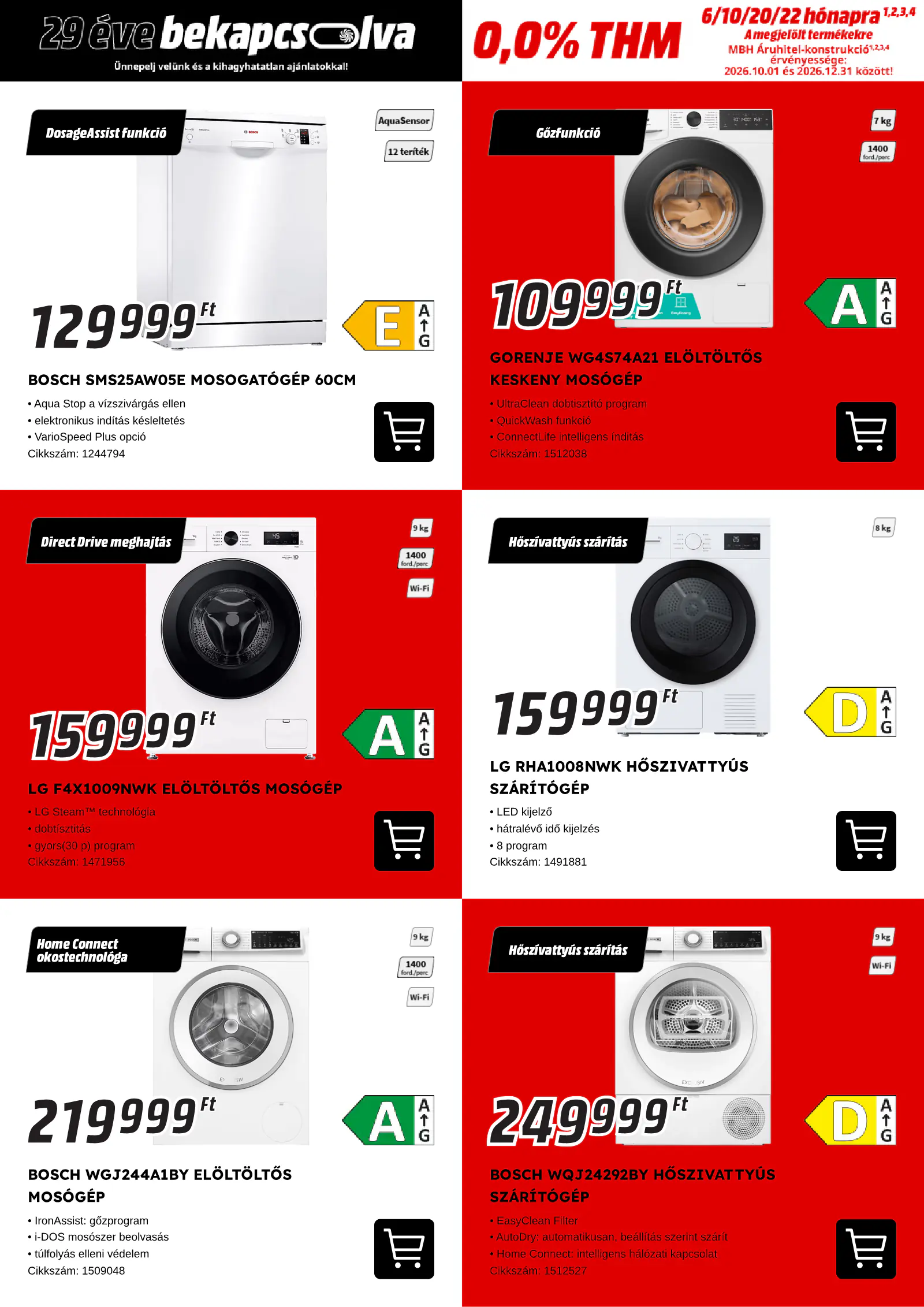 Media Markt reklámújság, 29 éve bekapcsolva, 3. oldal (okt. 7–18.)